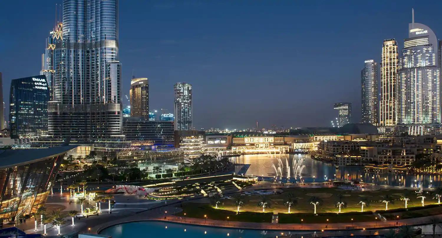 View In With Full Burj Khalifa, Fountains, Park View, Next To Mall And Opera Lägenhet *