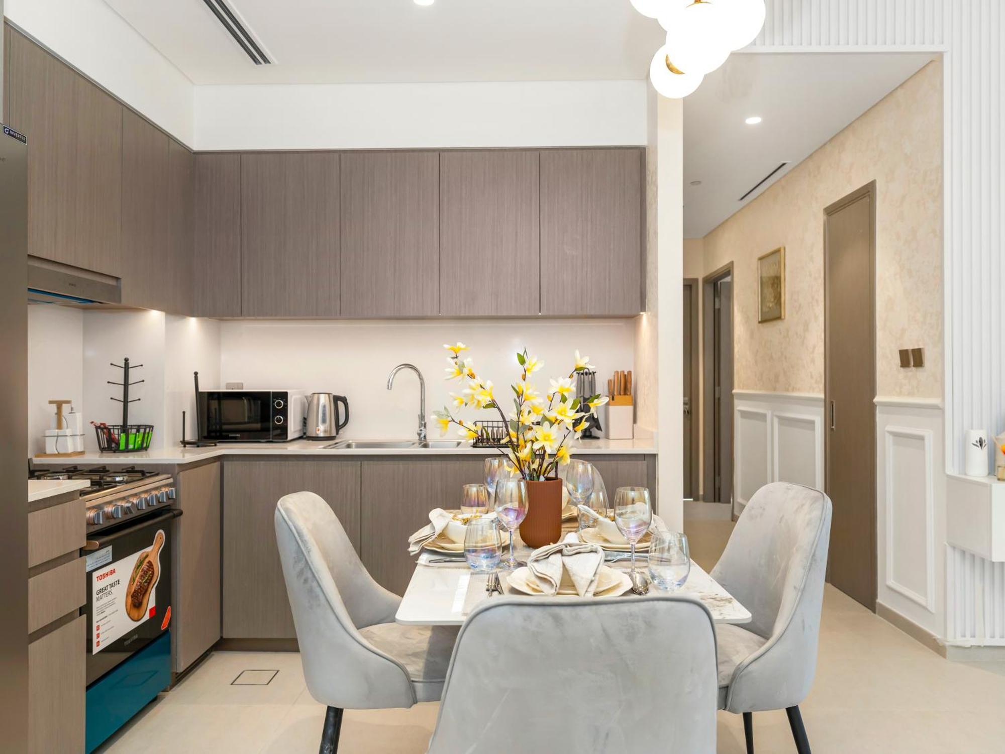 Appartamento Grandeur 2 Bedroom I Burj Khalifa & Fountain Views I Free Parking, Gym, Pool, Wi-fi & Ps5 I By Skyline Serenity *