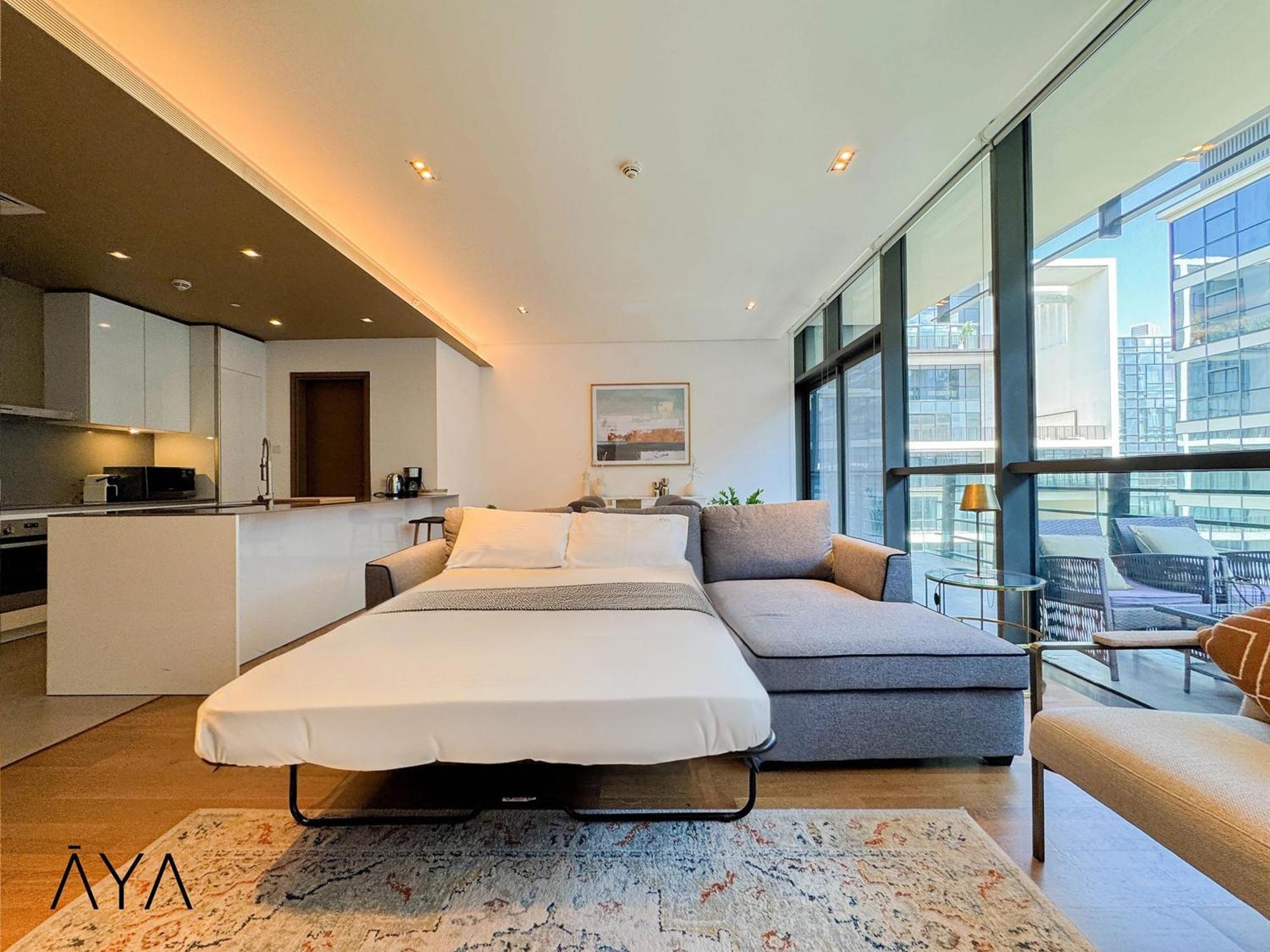 Lägenhet Luxury With Pool, Patio & Gym In Walk Dubai