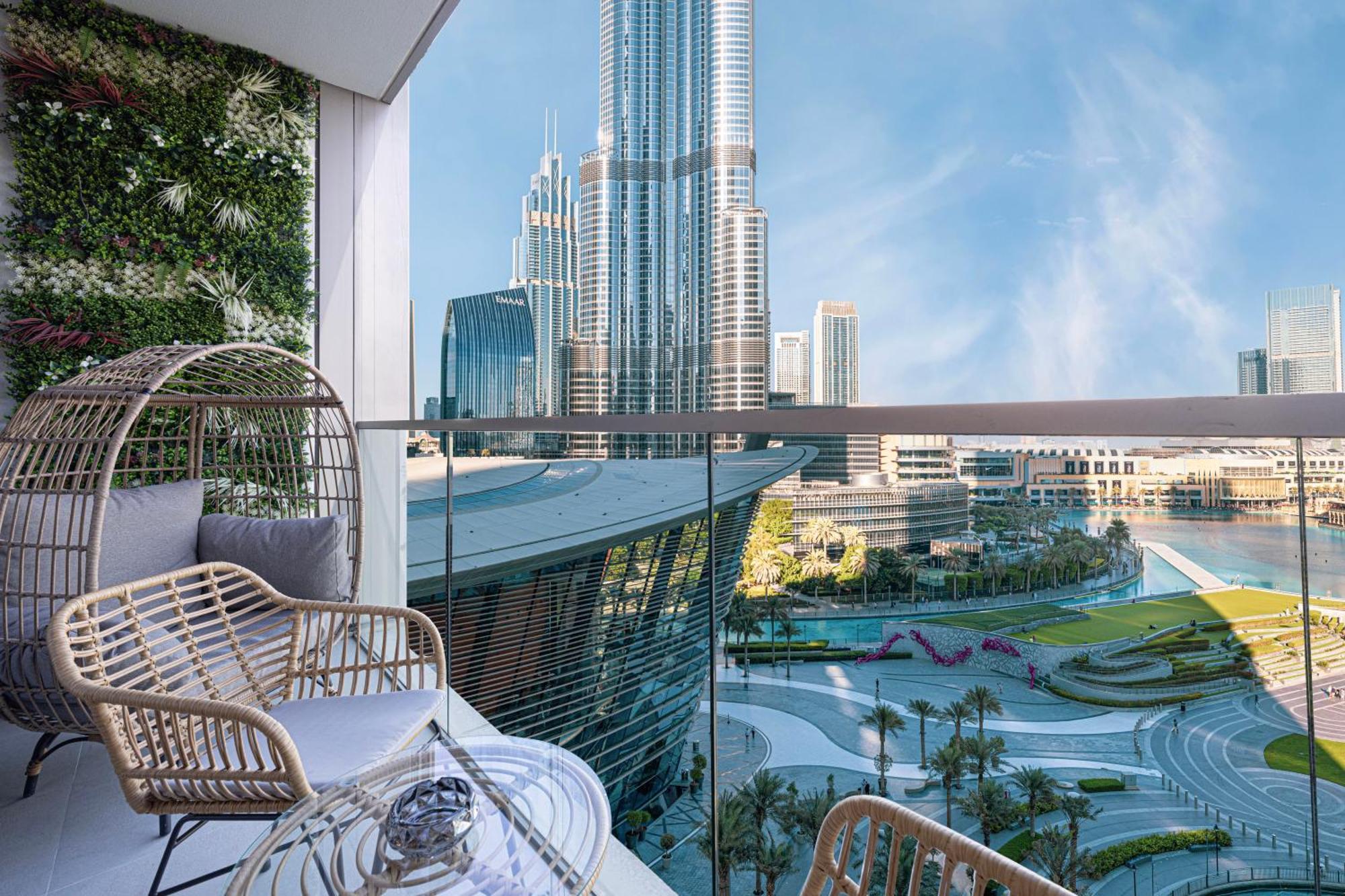 View In With Full Burj Khalifa, Fountains, Park View, Next To Mall And Opera * Dubai