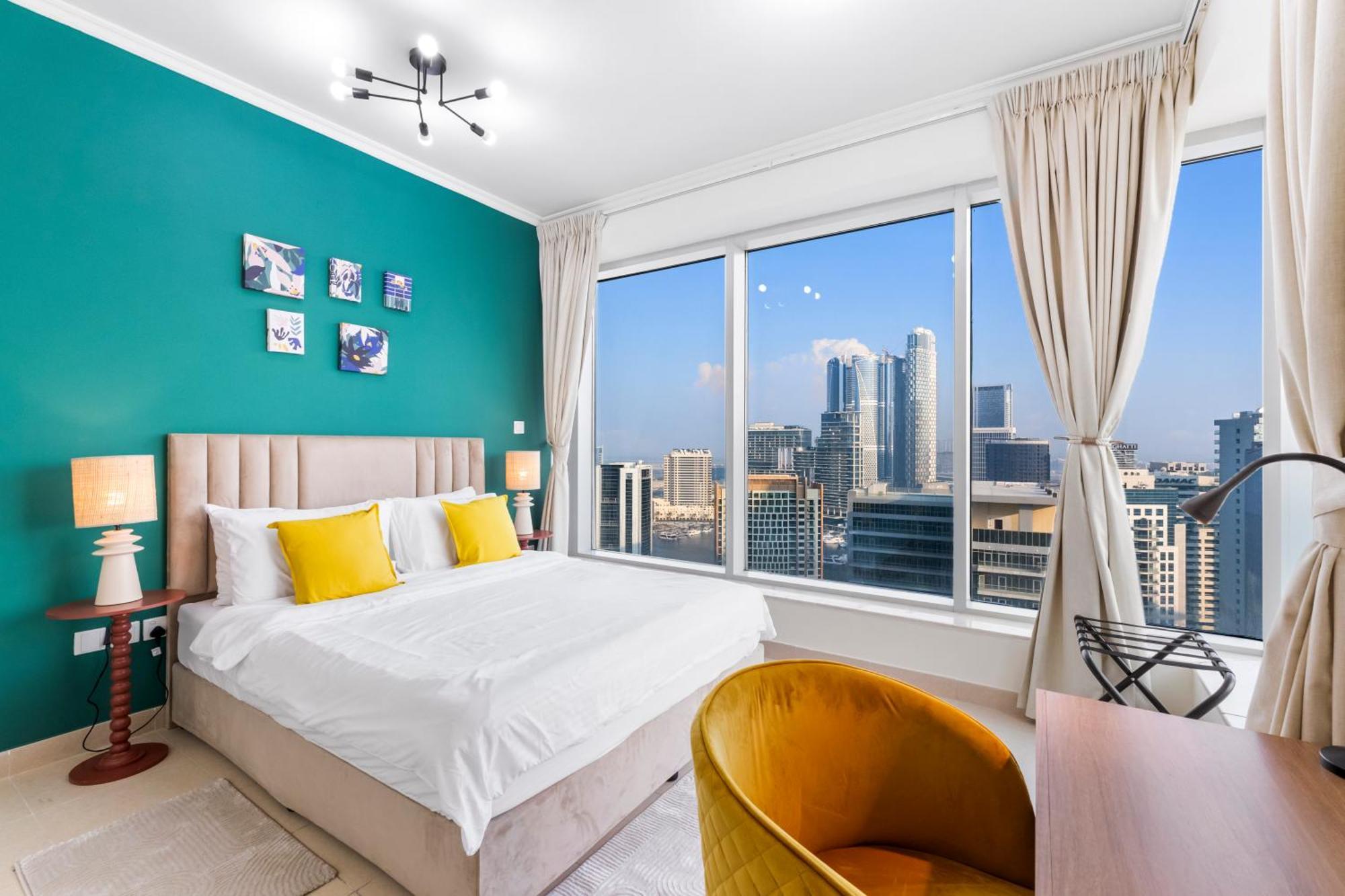 Apartemen Stylish 1 Bedroom - Burj Khalifa View- 5Mn Walk To Dubai Mall-Apartment In Burj Views Tower Dubai