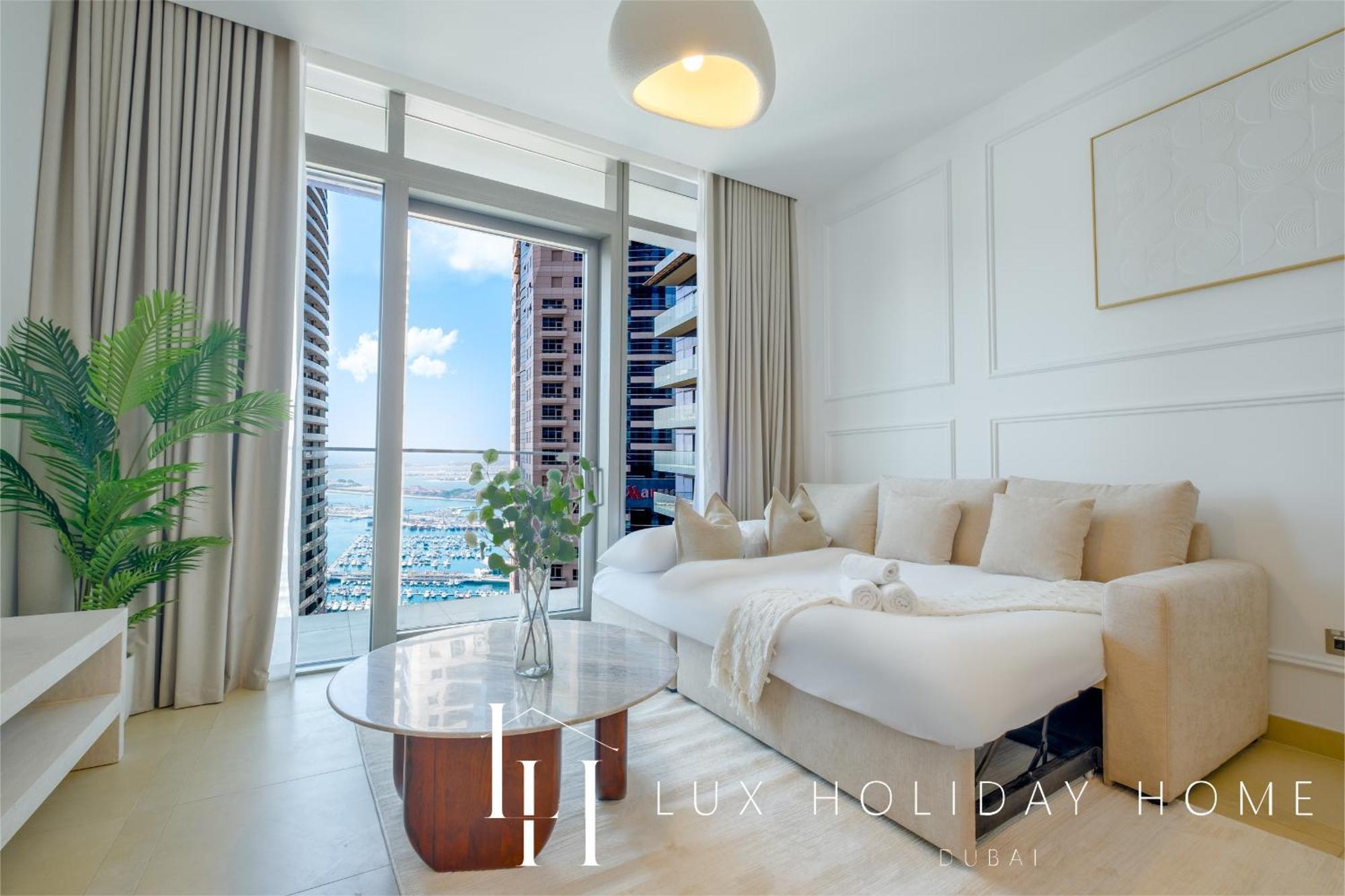 Lux The Marina Gate Sea View Apartment *