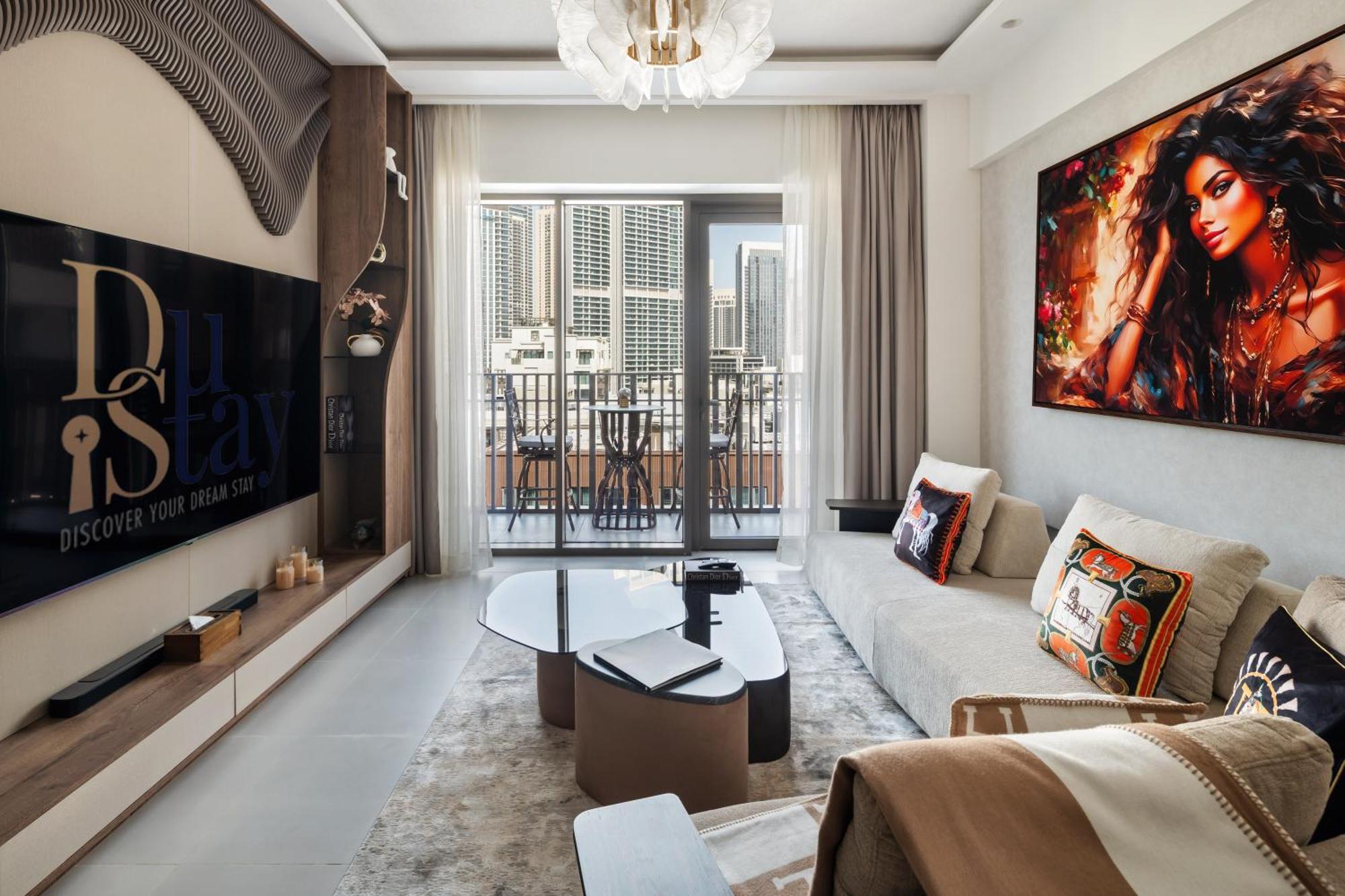 Creek Poolside View - By Dustay Appartement Dubaï