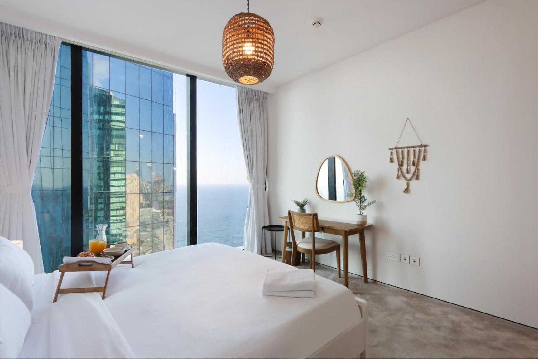 Livbnb - Boho Chic 3b Retreat With Sea View Address Dubaï