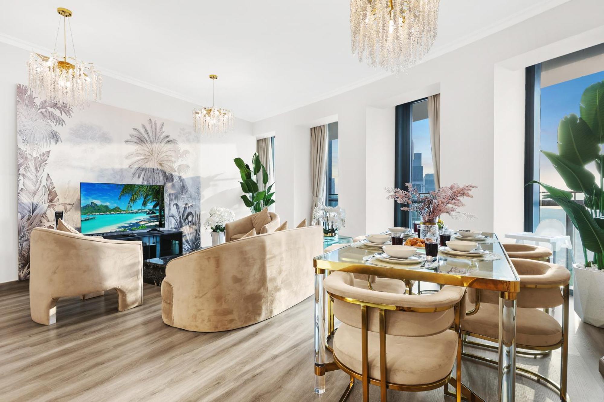 First Class 2br With Full Skyline & Sea View Dubaï
