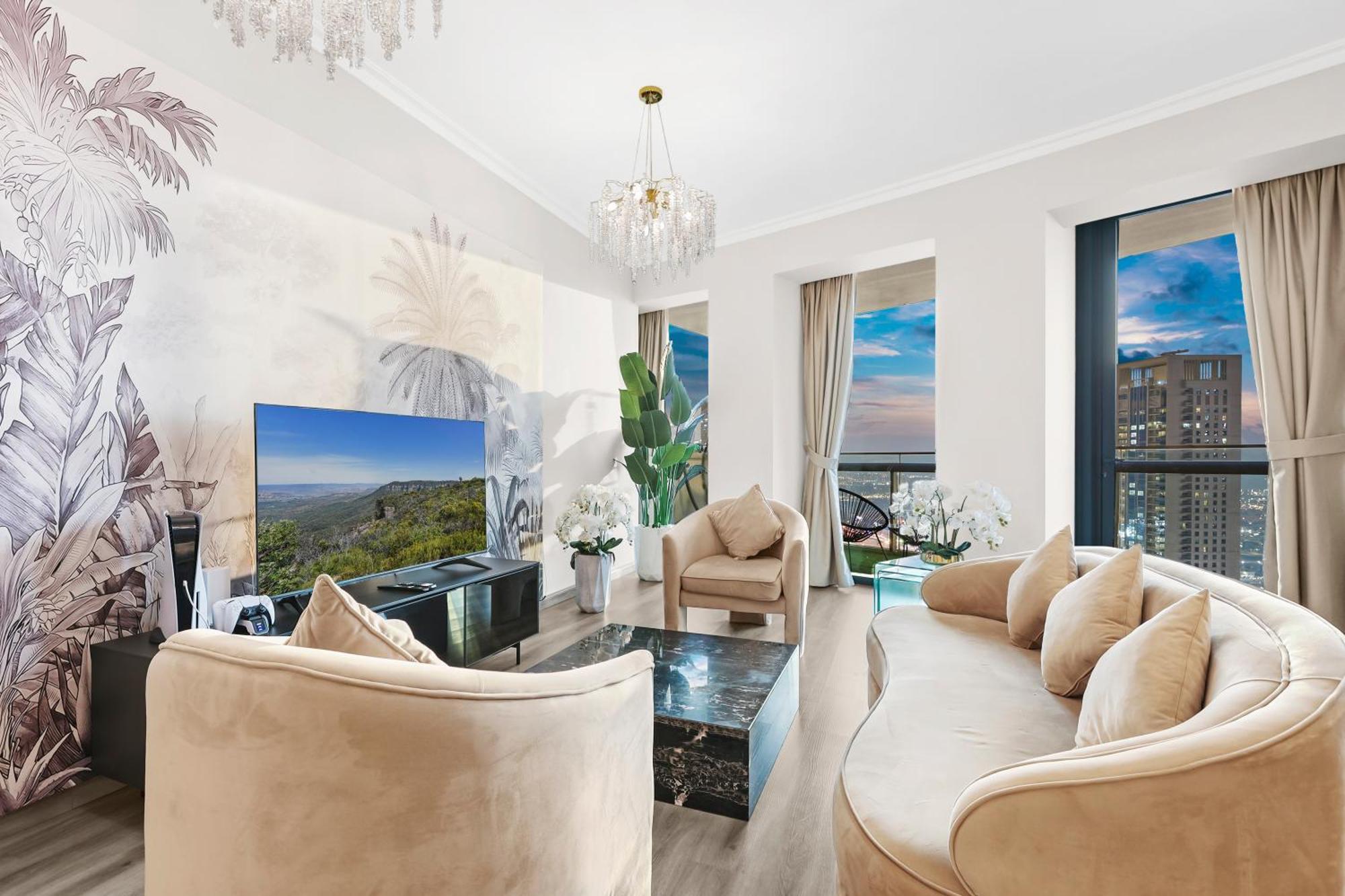Appartement First Class 2br With Full Skyline & Sea View Dubaï
