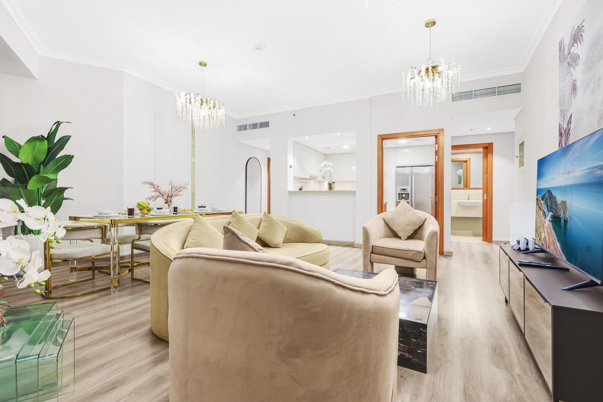 First Class 2br With Full Skyline & Sea View * Dubaï