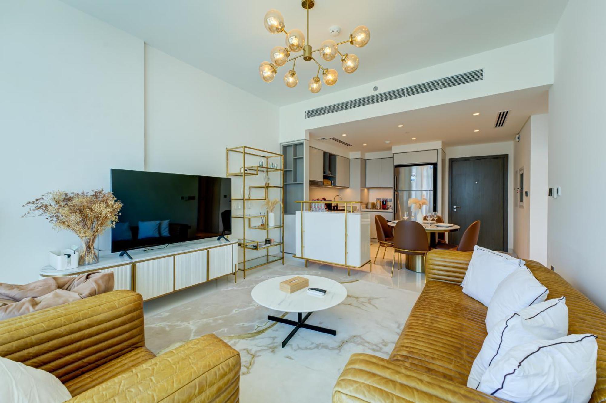 Appartement Private Beachfront 2 Bed With 180 Marina Skyline Dubaï