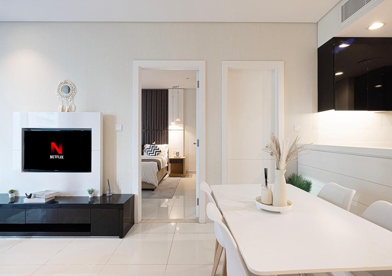 Appartement 5 Min Mall & Fountain - Partly Burj Khalifa View - Swimingpool - Business Bay Dubai