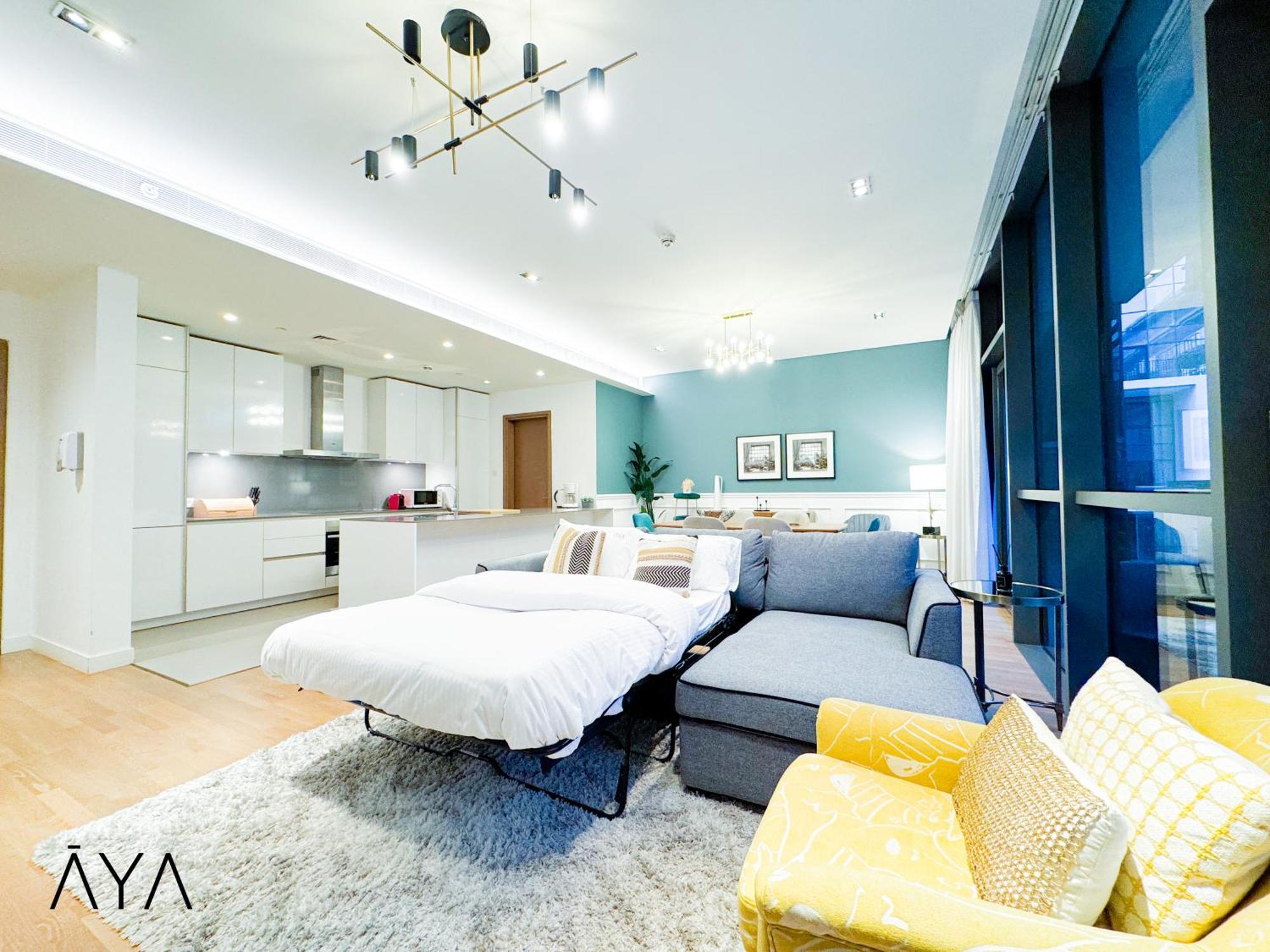 Lägenhet Luxury With Pool, Patio & Gym In Walk Dubai