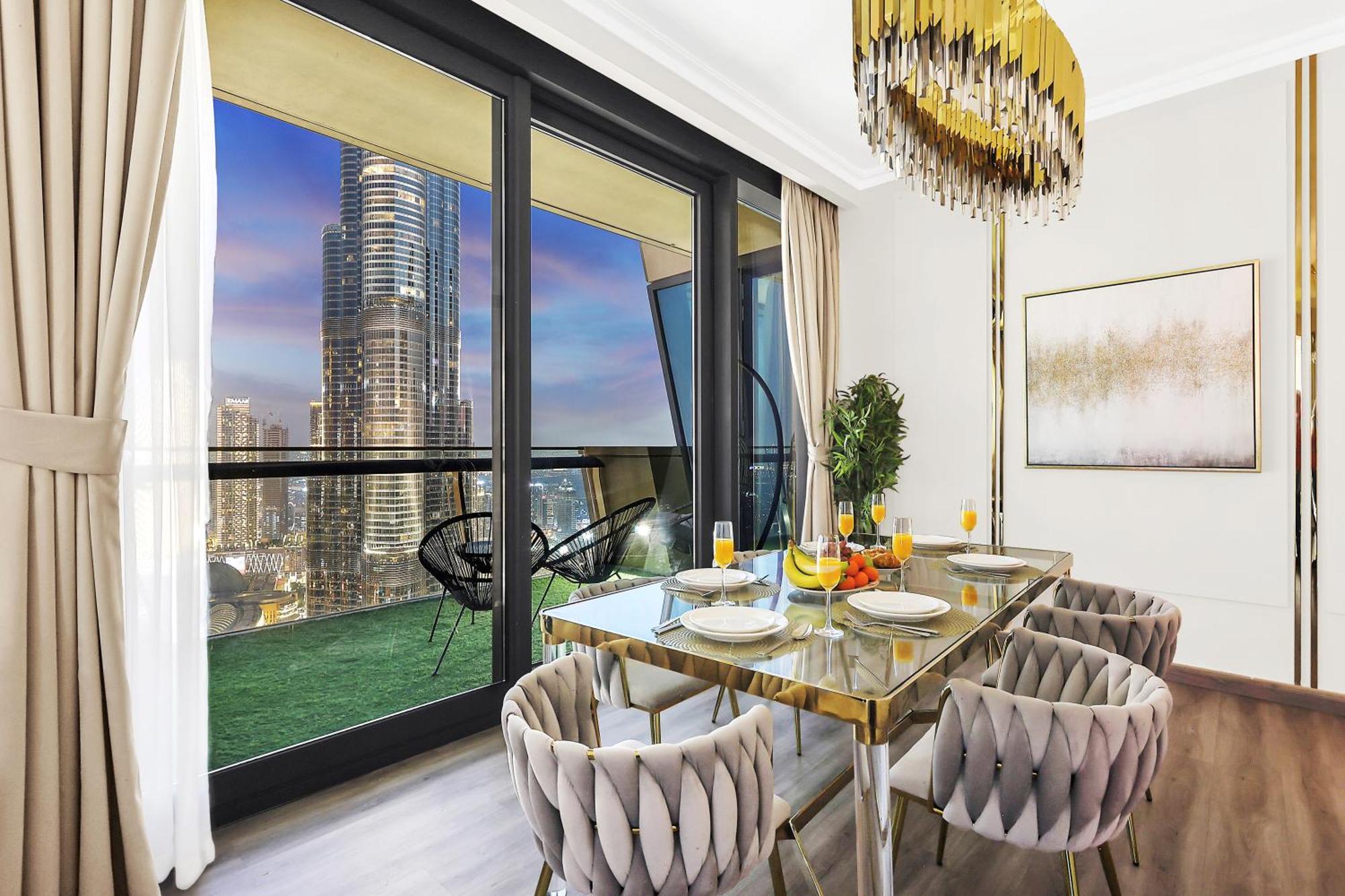 First Class 3br With Full Burj Khalifa And Fountain View Dubaï