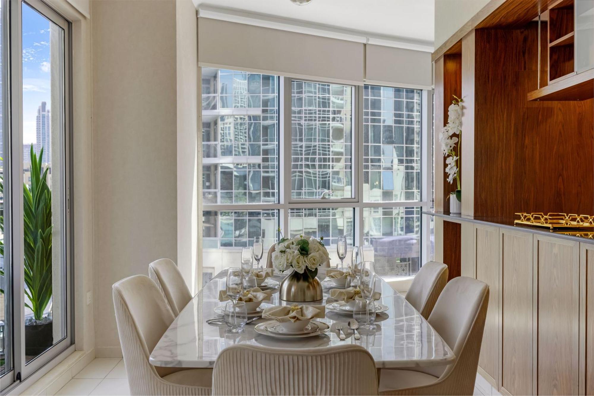 Durrani Homes - The Luxe 3br With Burj Khalifa And Fountain View - Third Without Partition Apartamento *