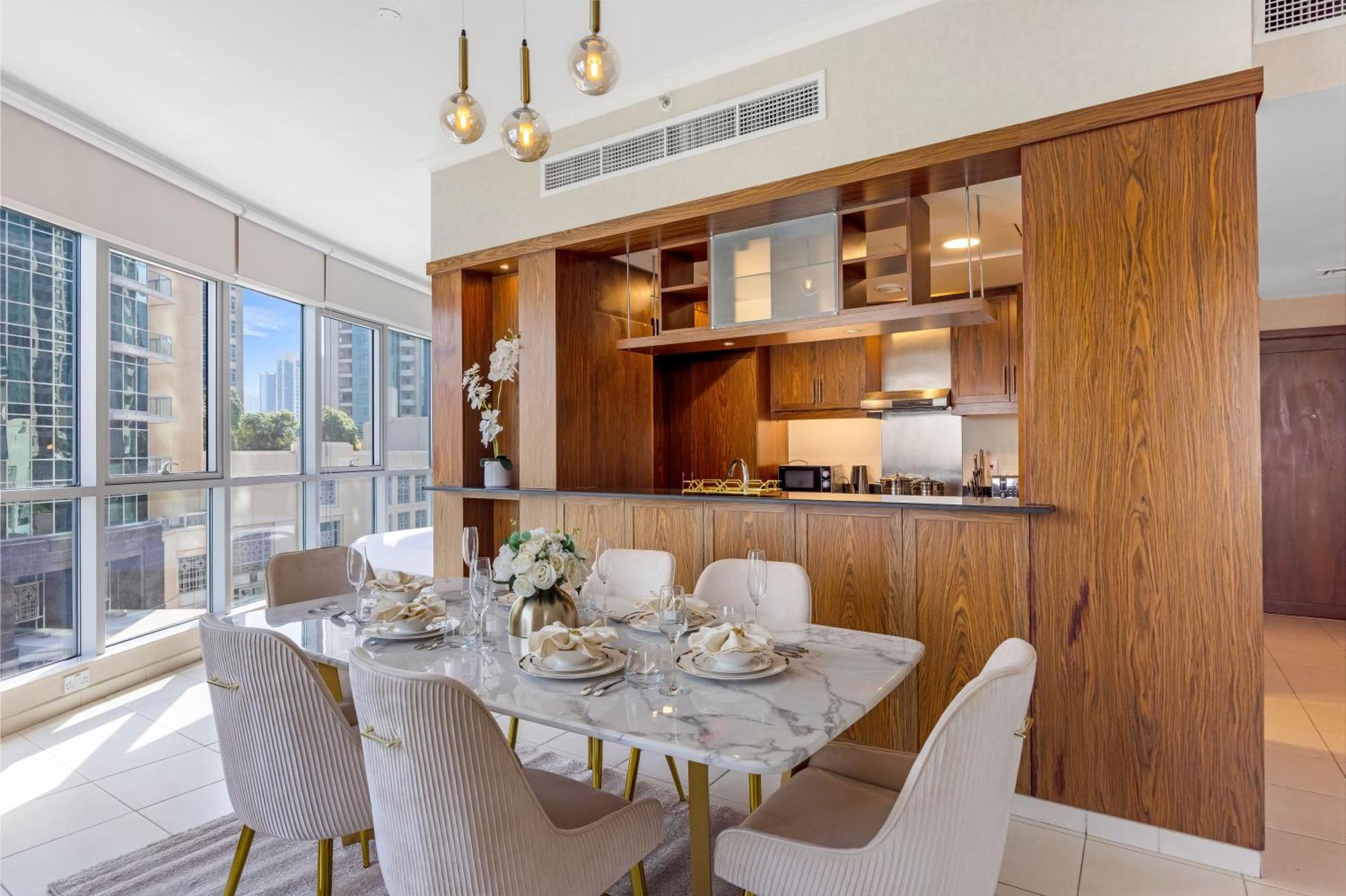 Apartamento Durrani Homes - The Luxe 3br With Burj Khalifa And Fountain View - Third Without Partition *