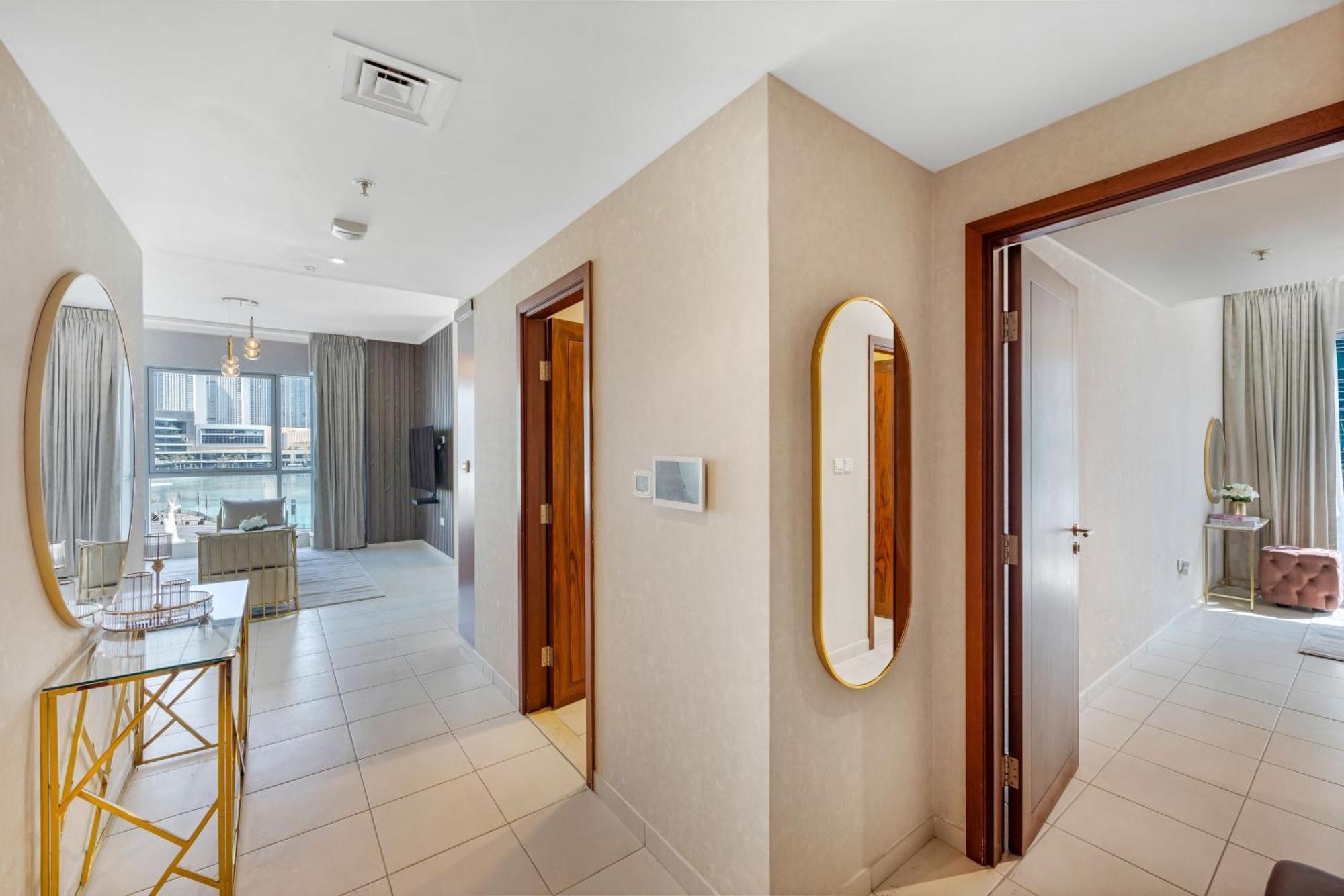 Durrani Homes - The Luxe 3br With Burj Khalifa And Fountain View - Third Without Partition * Dubái