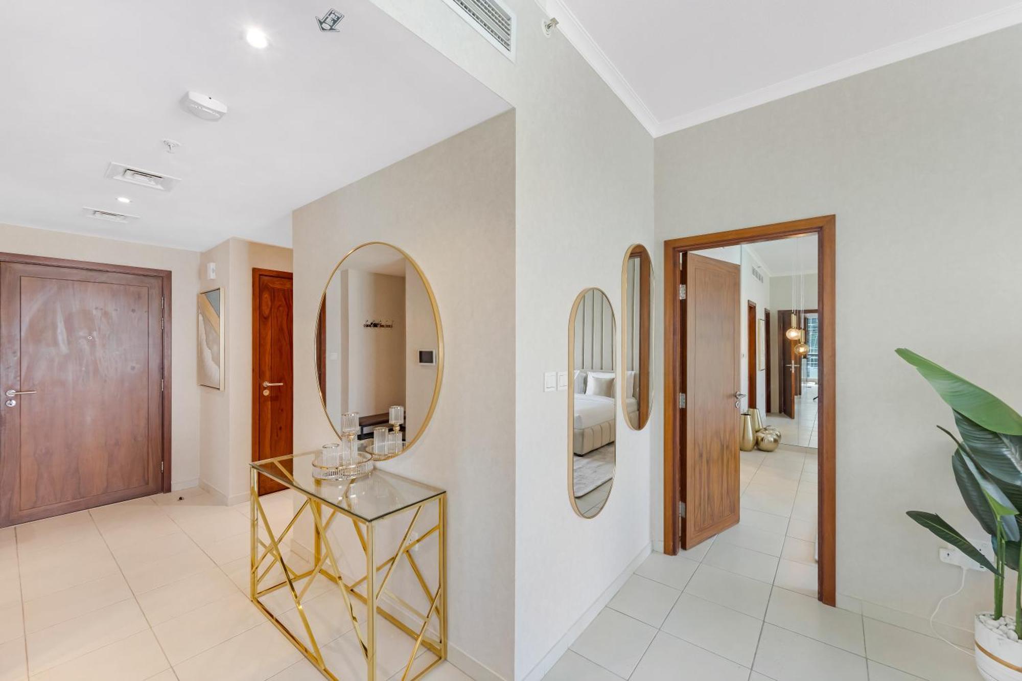 Durrani Homes - The Luxe 3br With Burj Khalifa And Fountain View - Third Without Partition