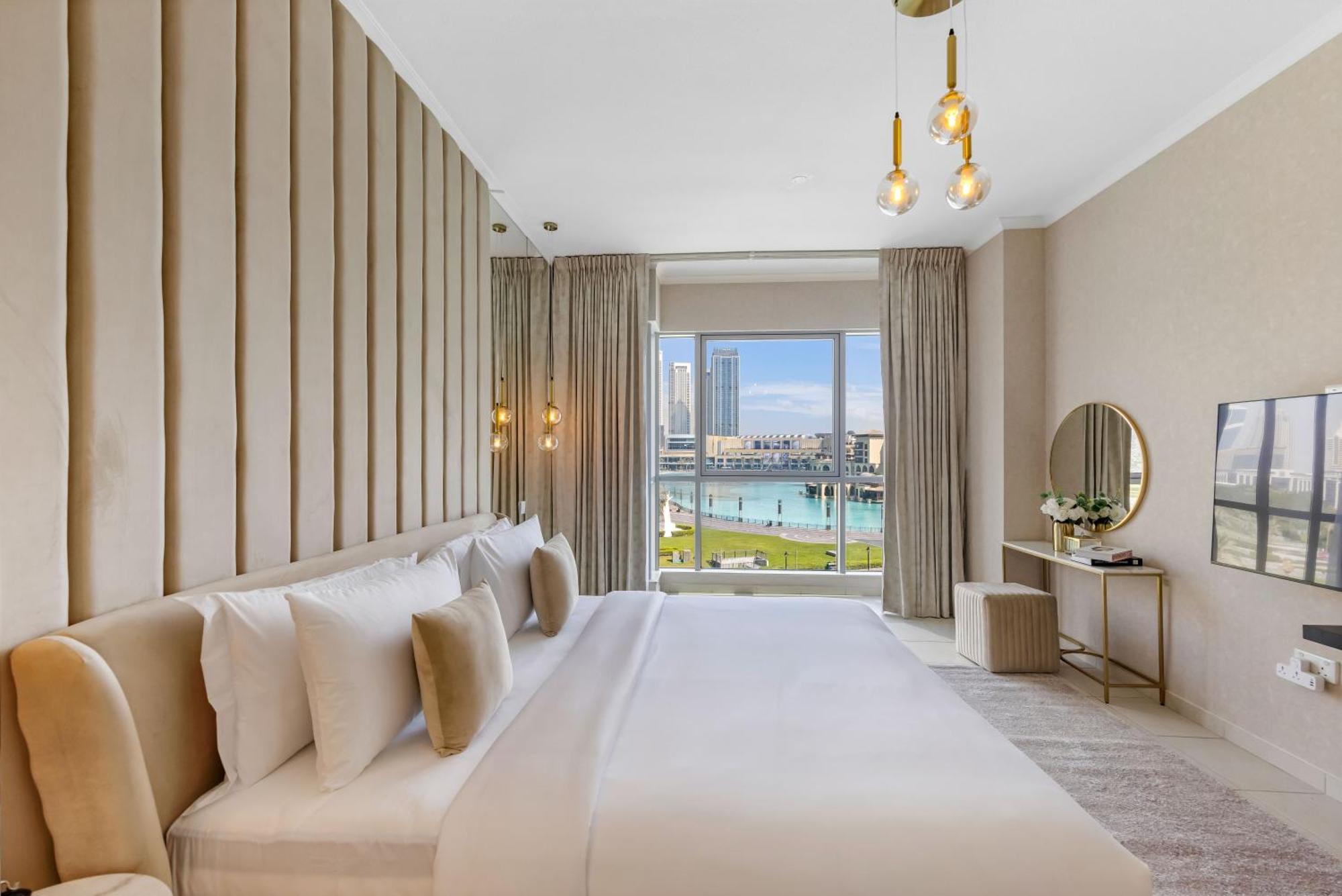 Durrani Homes - The Luxe 3br With Burj Khalifa And Fountain View - Third Without Partition Dubái