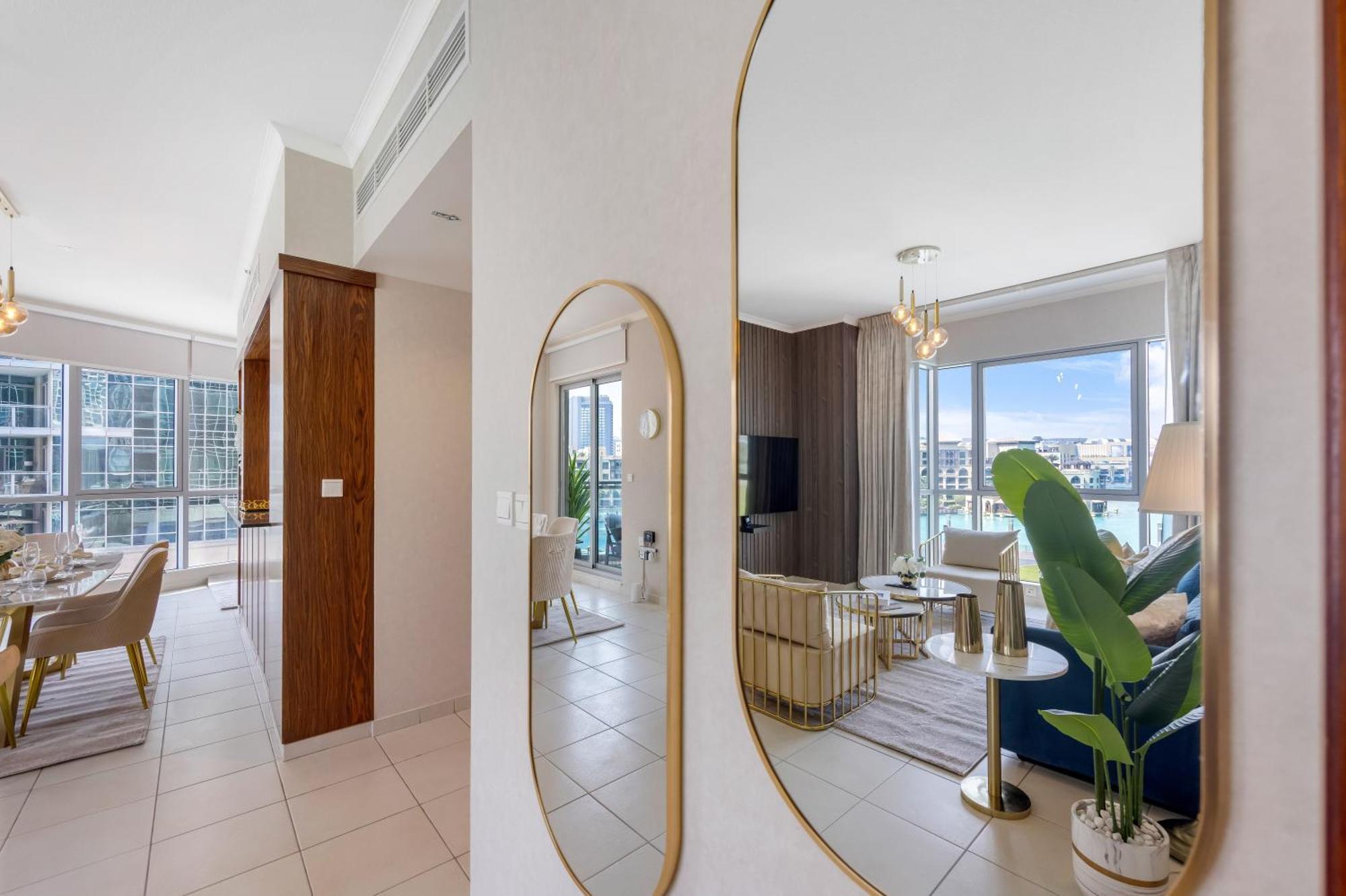 Durrani Homes - The Luxe 3br With Burj Khalifa And Fountain View - Third Without Partition *