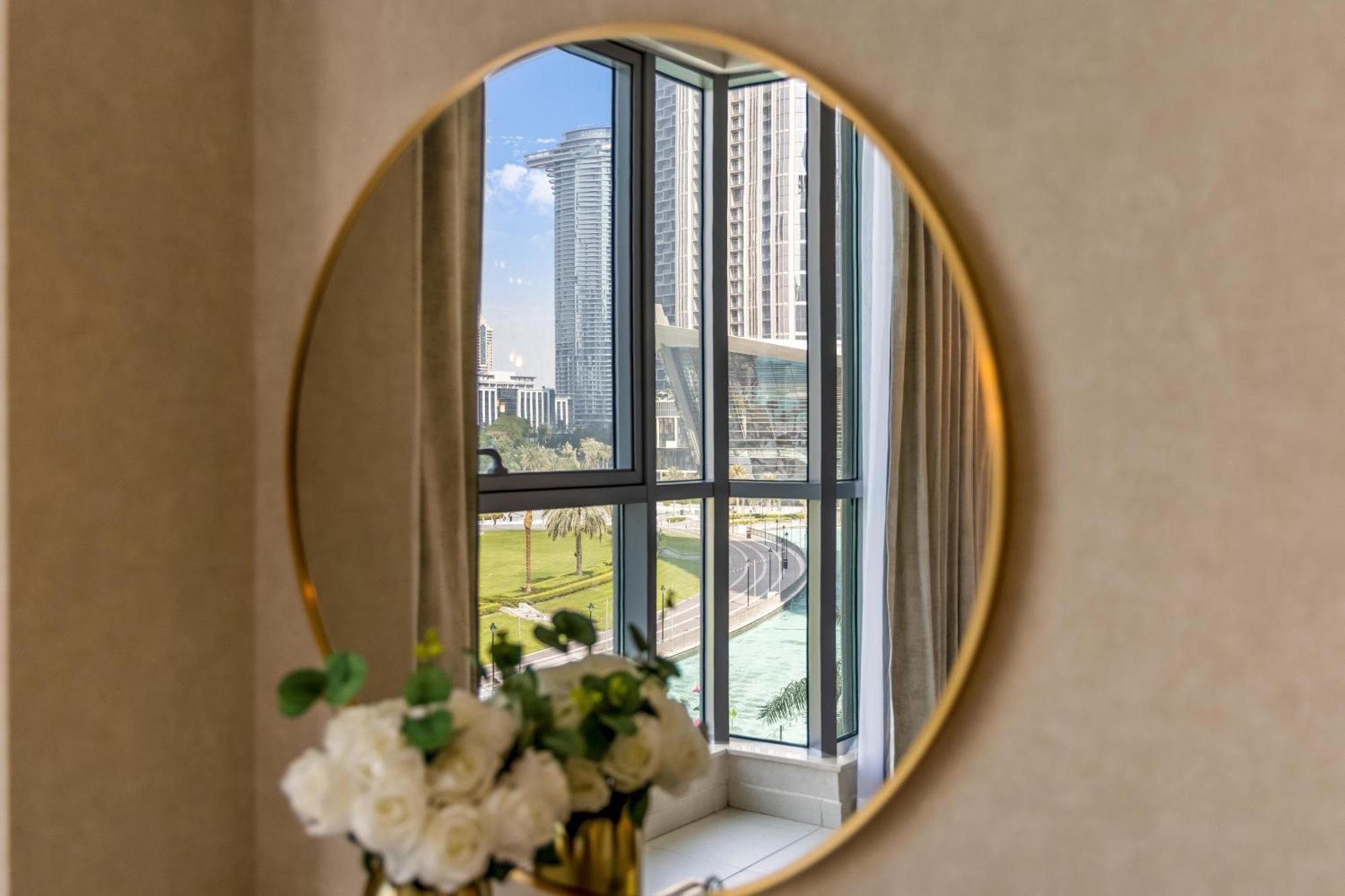 Durrani Homes - The Luxe 3br With Burj Khalifa And Fountain View - Third Without Partition Apartamento Dubái