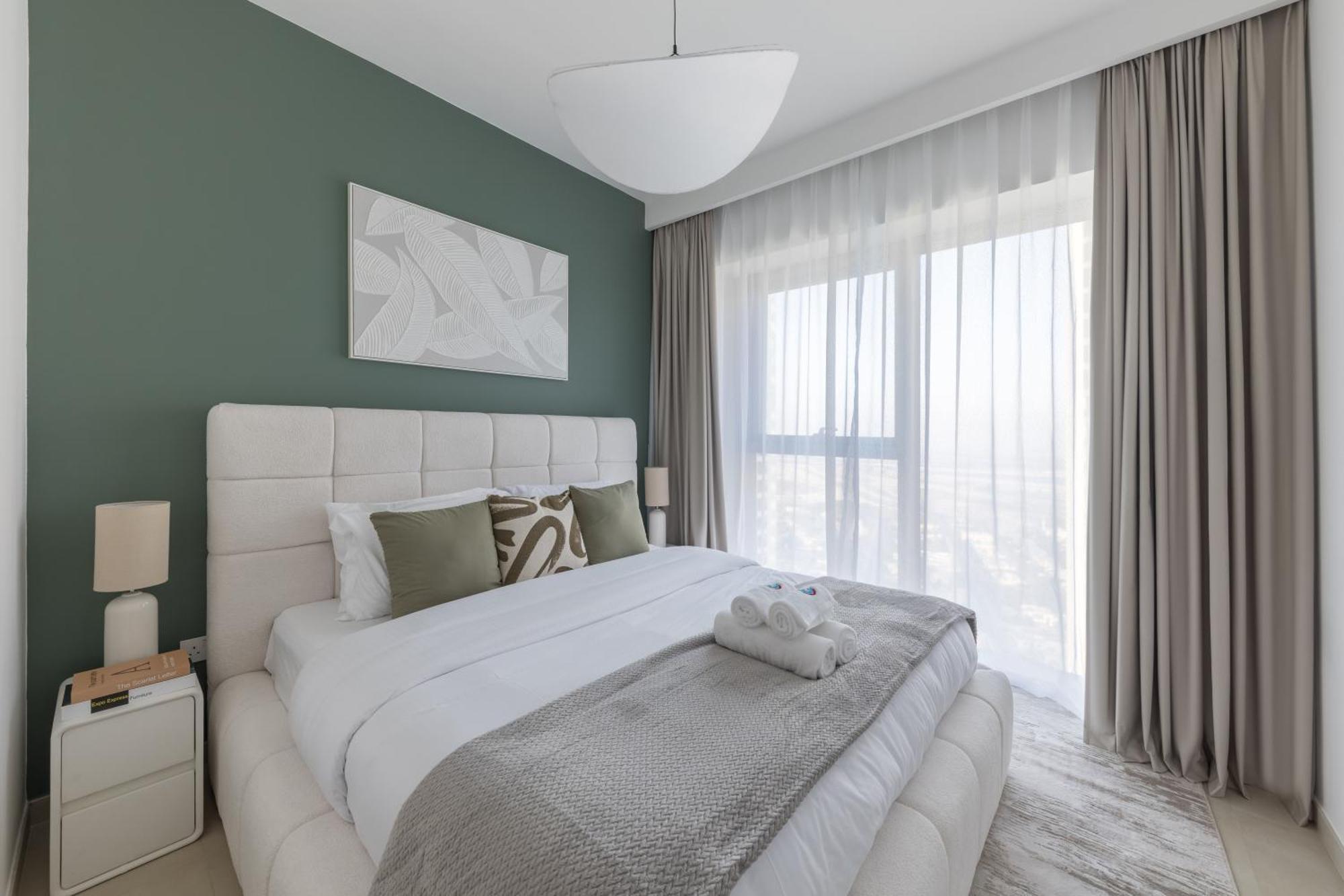 Appartement 3br And Maids Burj Khalifa And Fountain View For 8 Guests