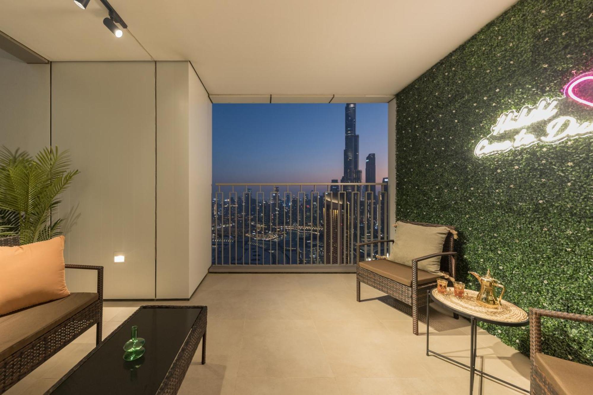 Appartement 3br And Maids Burj Khalifa And Fountain View For 8 Guests *