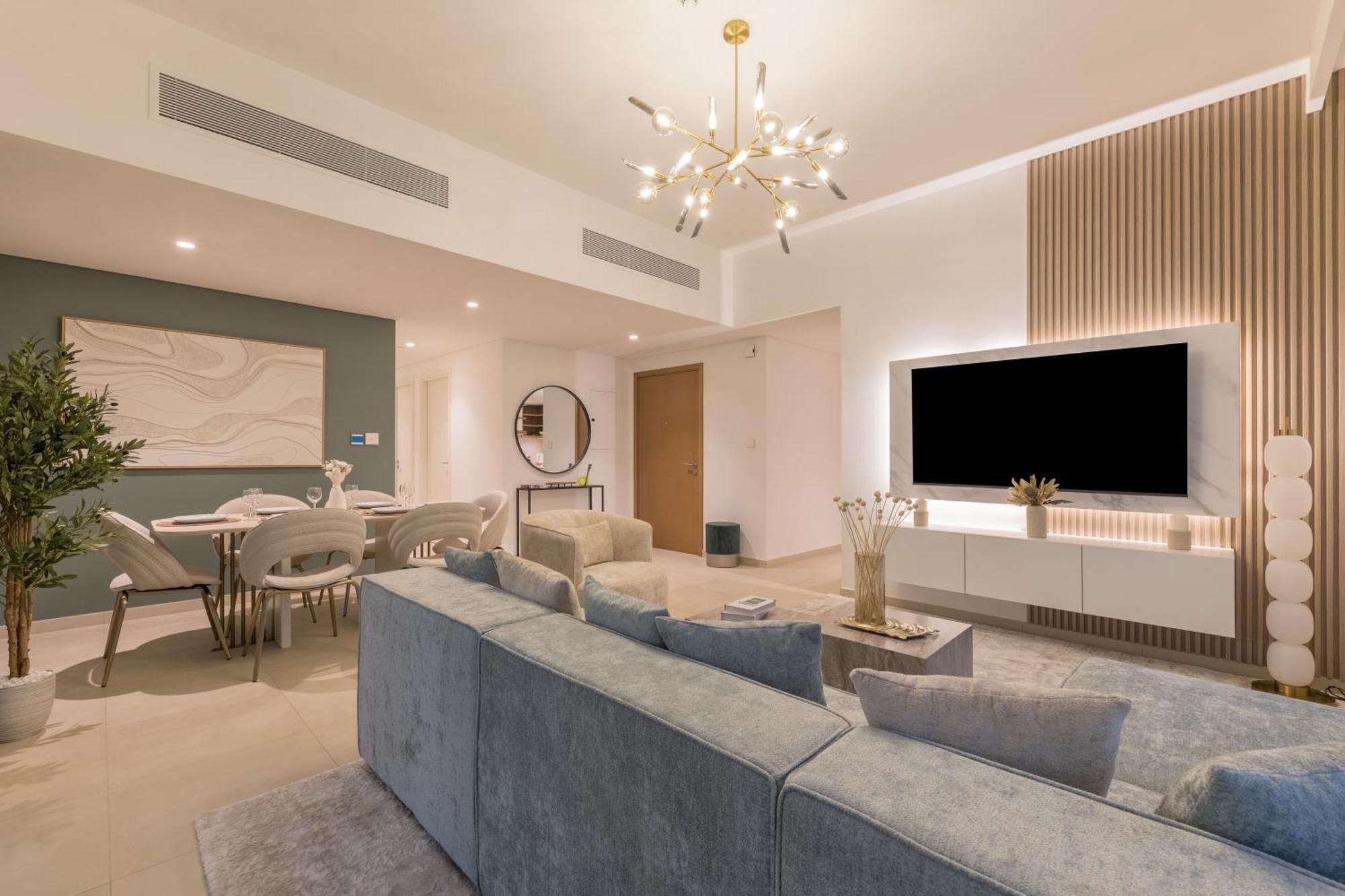 Appartement 3br And Maids Burj Khalifa And Fountain View For 8 Guests *