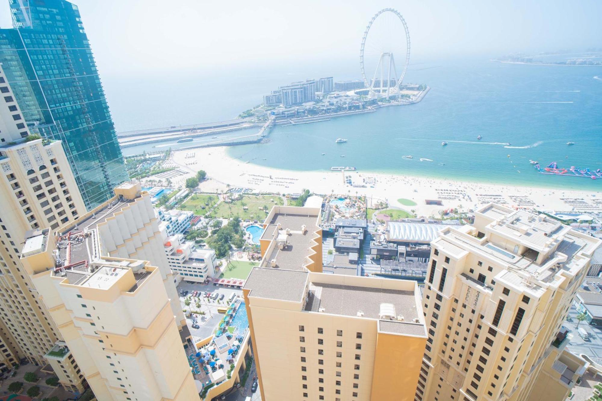 Jbr Amwaj 4 , Upgraded Sea And Ain Views, 2m Walk To By Gardenia Suitse *