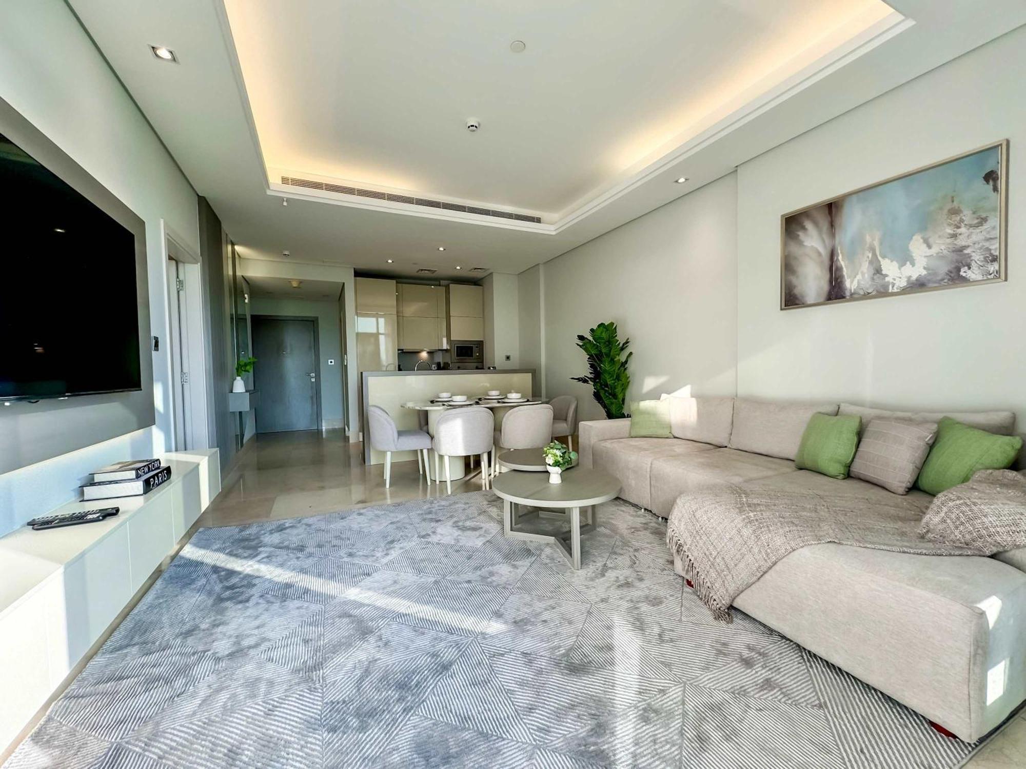 Appartement Homey Upgraded 1bdr Th8 W Access Dubaï