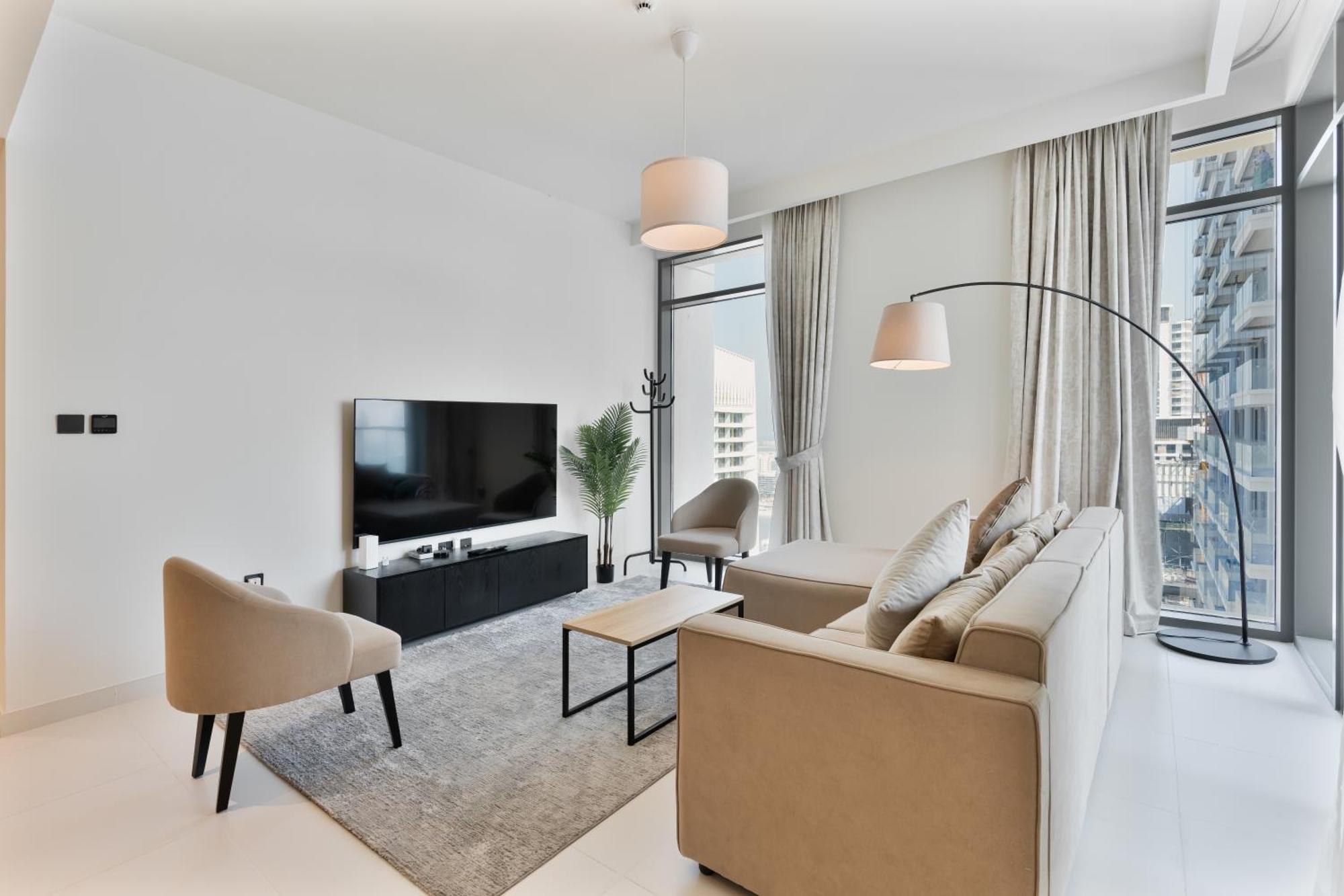 Appartement Beachfront 2-bdr, High Floor, Sea And Palm View, Access