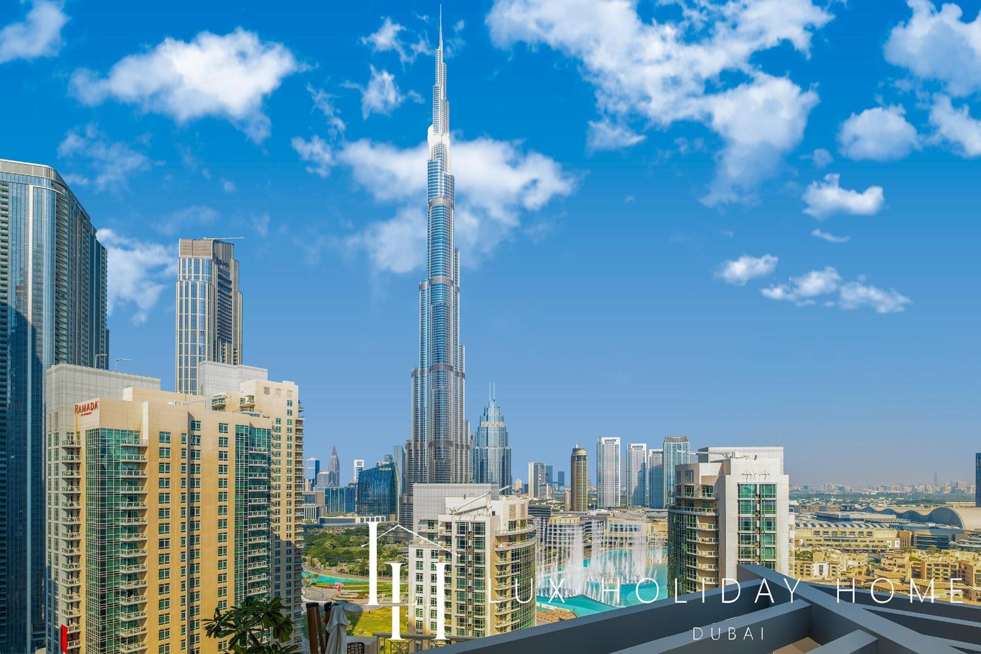 Apartemen Lux The Burj Khalifa Fountain View *
