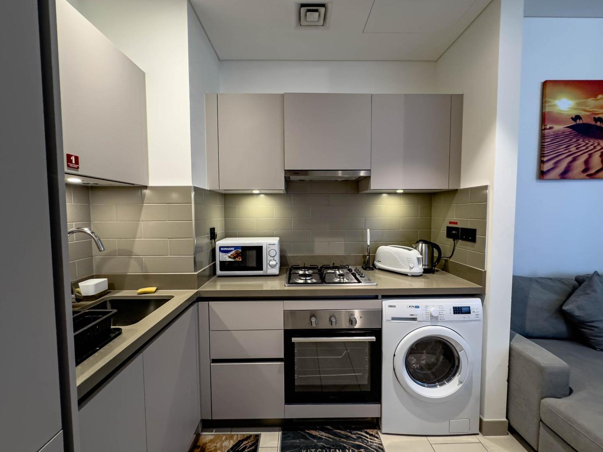 Appartement Elegant 1br In Sobha Hartland *