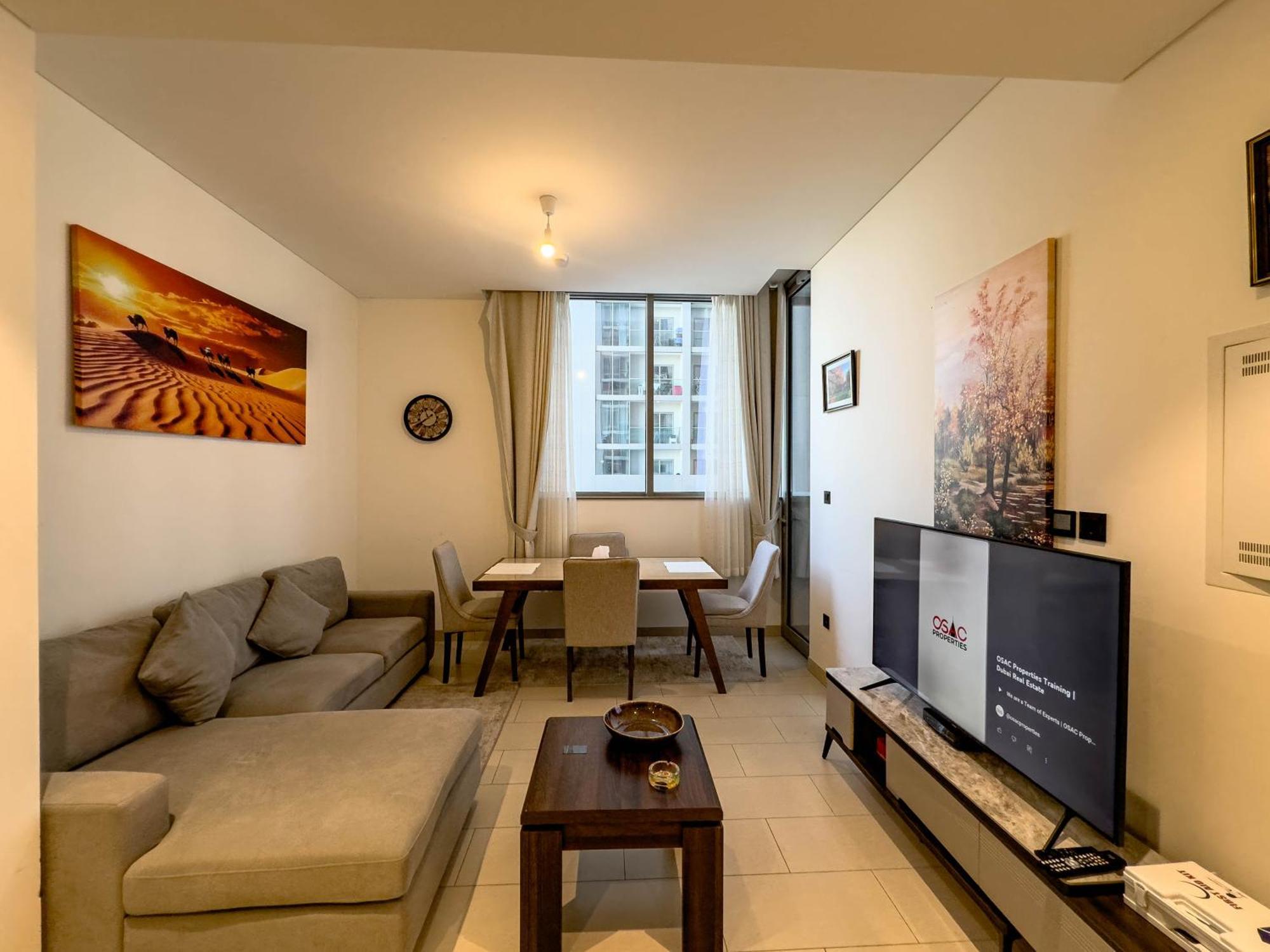 Elegant 1br In Sobha Hartland Appartement *