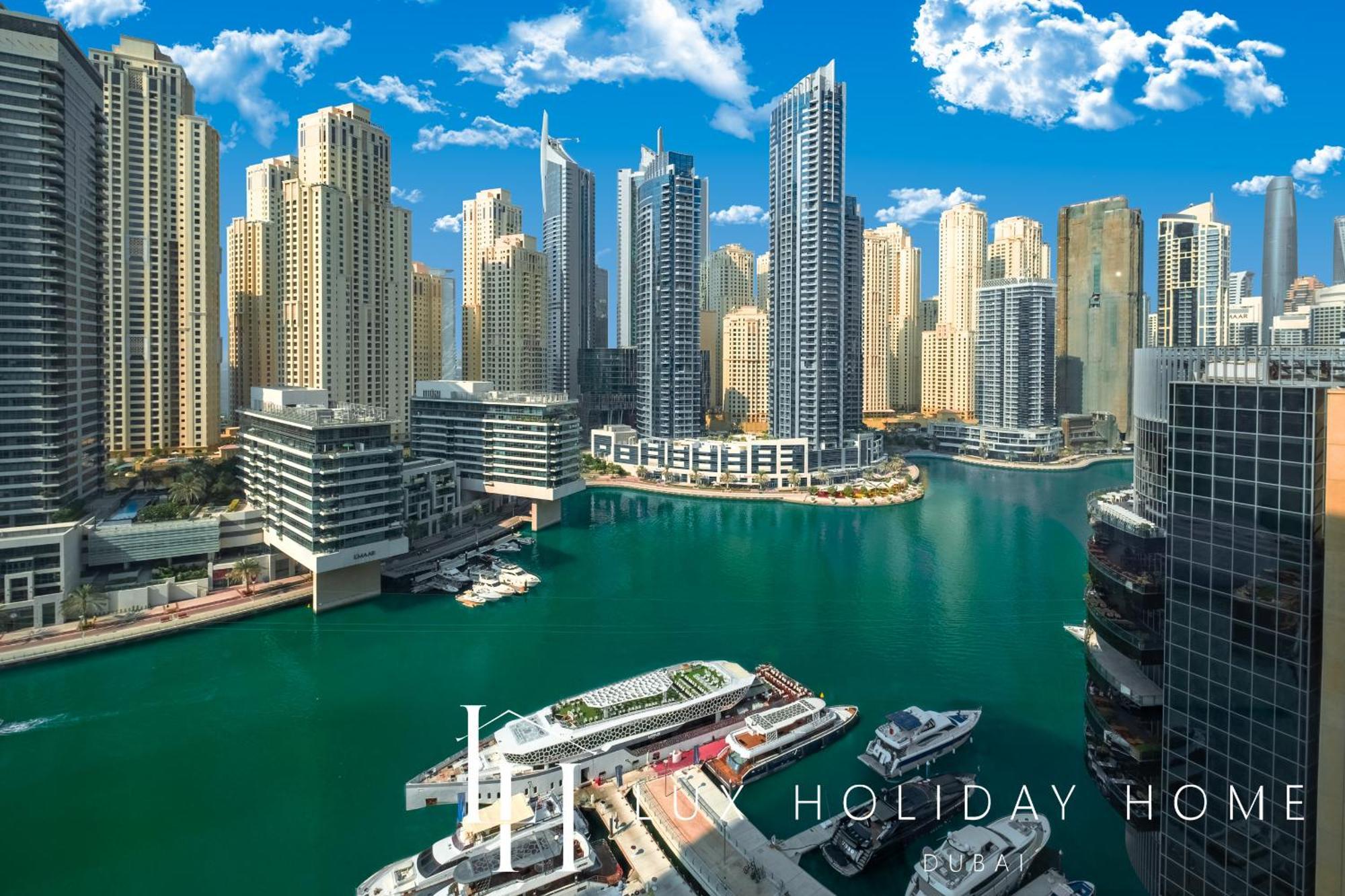 Appartement Lux The Silverene Marina View 4 Dubaï
