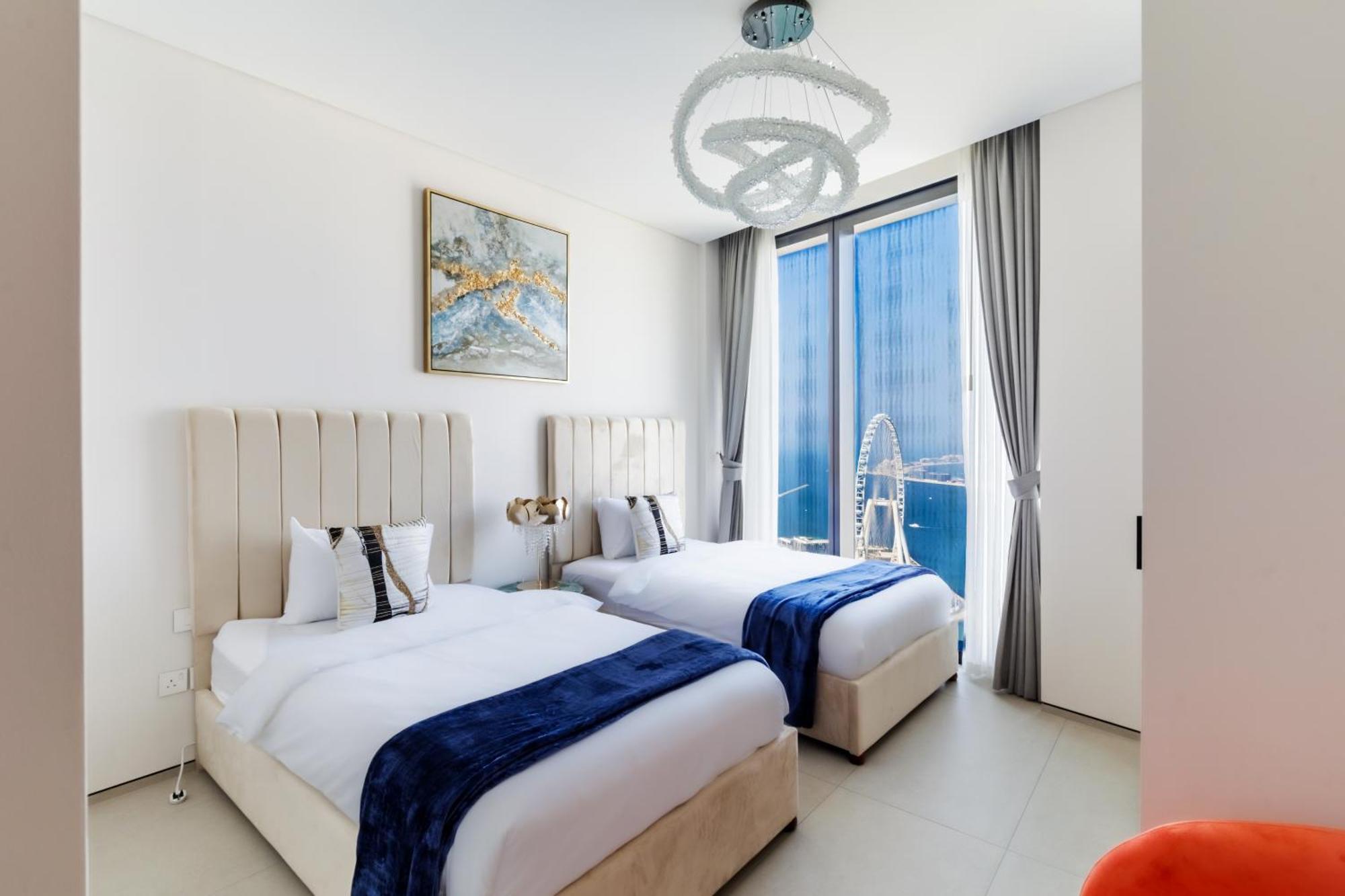 Panoramic Sea & Palm Views 2br Address Jbr Apartment *