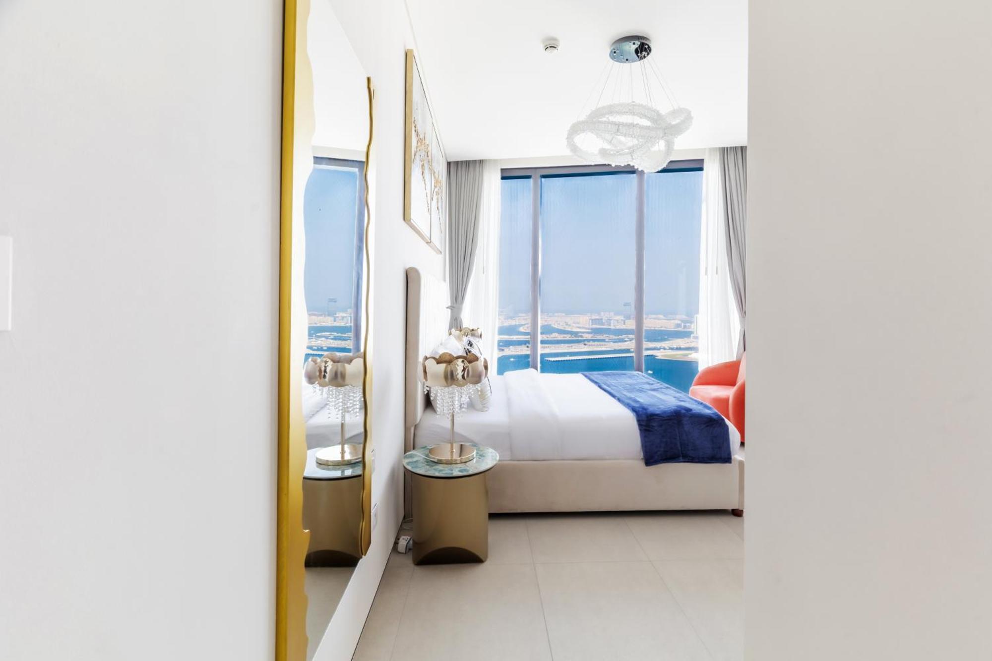 Apartment Panoramic Sea & Palm Views 2br Address Jbr *