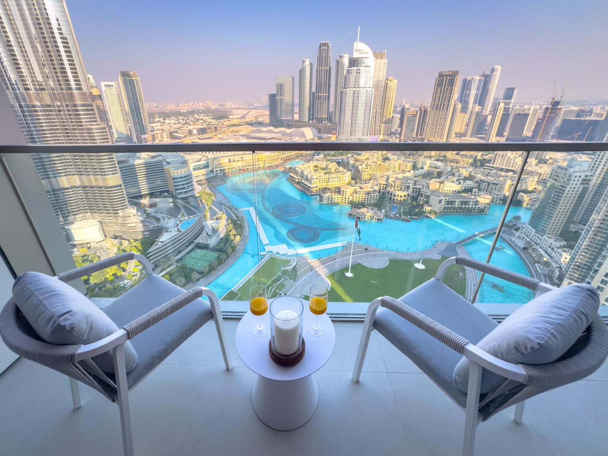 Grande Signature Residences 2br - Epic Burj Khalifa View At 38th Floor For 6-guests 360 Virtual Walk Appartement *