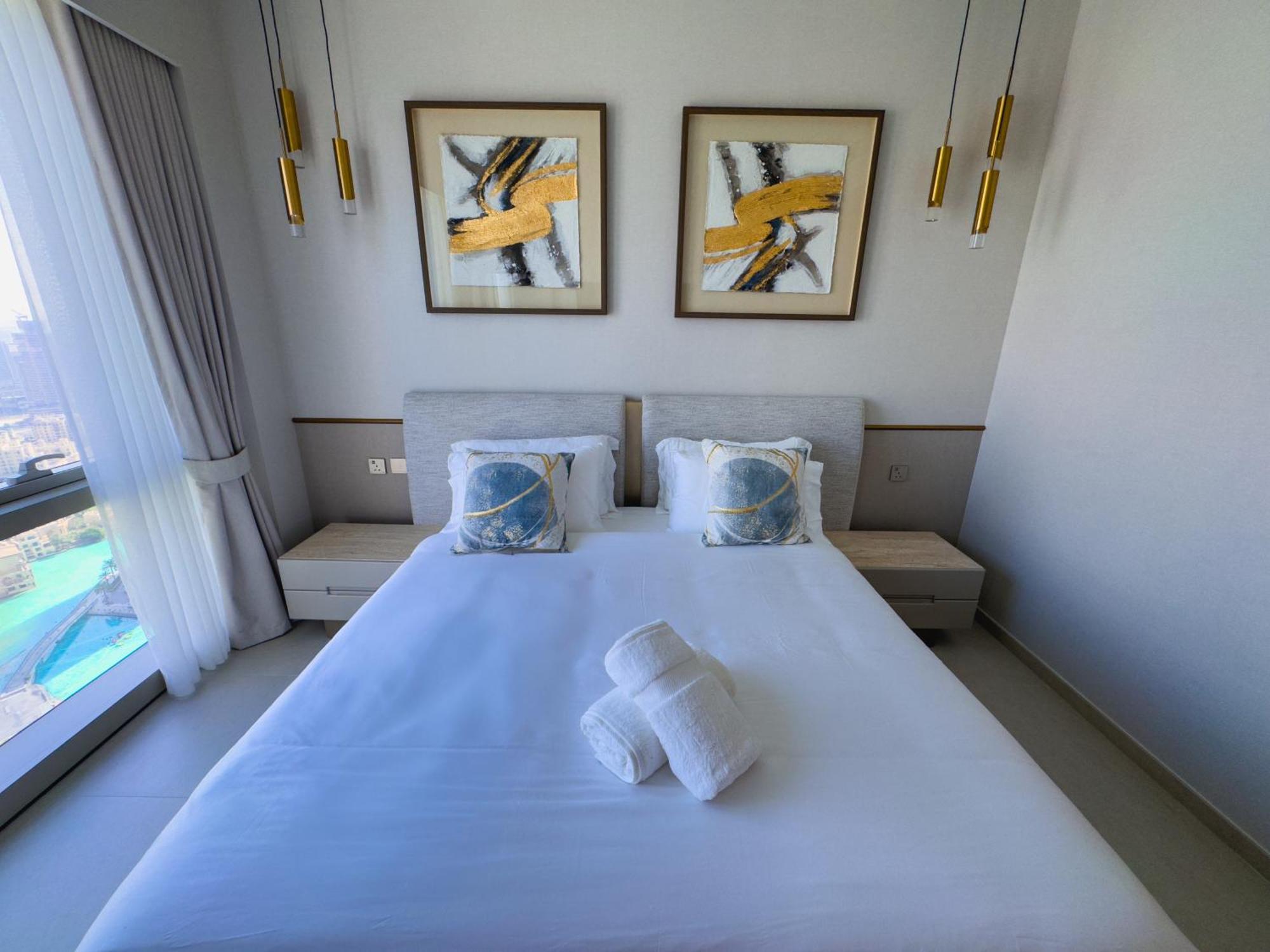 Grande Signature Residences 2br - Epic Burj Khalifa View At 38th Floor For 6-guests 360 Virtual Walk * Dubaï