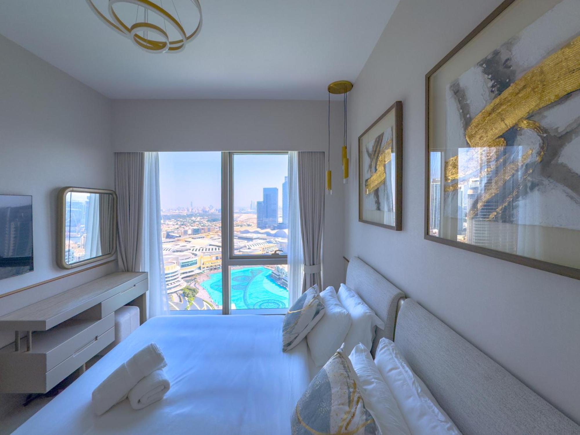 Grande Signature Residences 2br - Epic Burj Khalifa View At 38th Floor For 6-guests 360 Virtual Walk Dubaï
