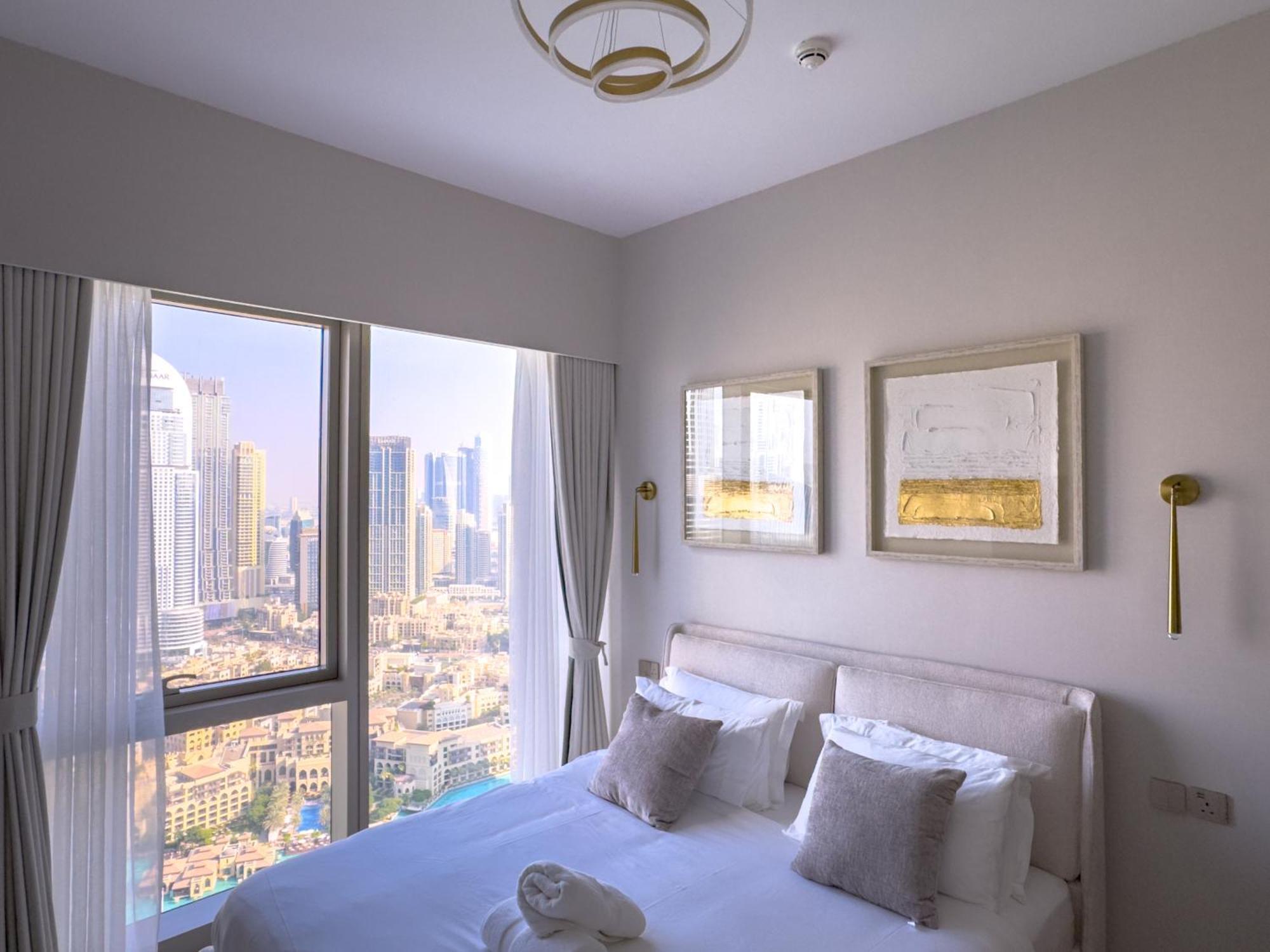 Grande Signature Residences 2br - Epic Burj Khalifa View At 38th Floor For 6-guests 360 Virtual Walk