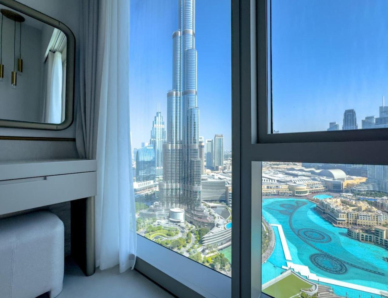 Grande Signature Residences 2br - Epic Burj Khalifa View At 38th Floor For 6-guests 360 Virtual Walk Appartement Dubaï