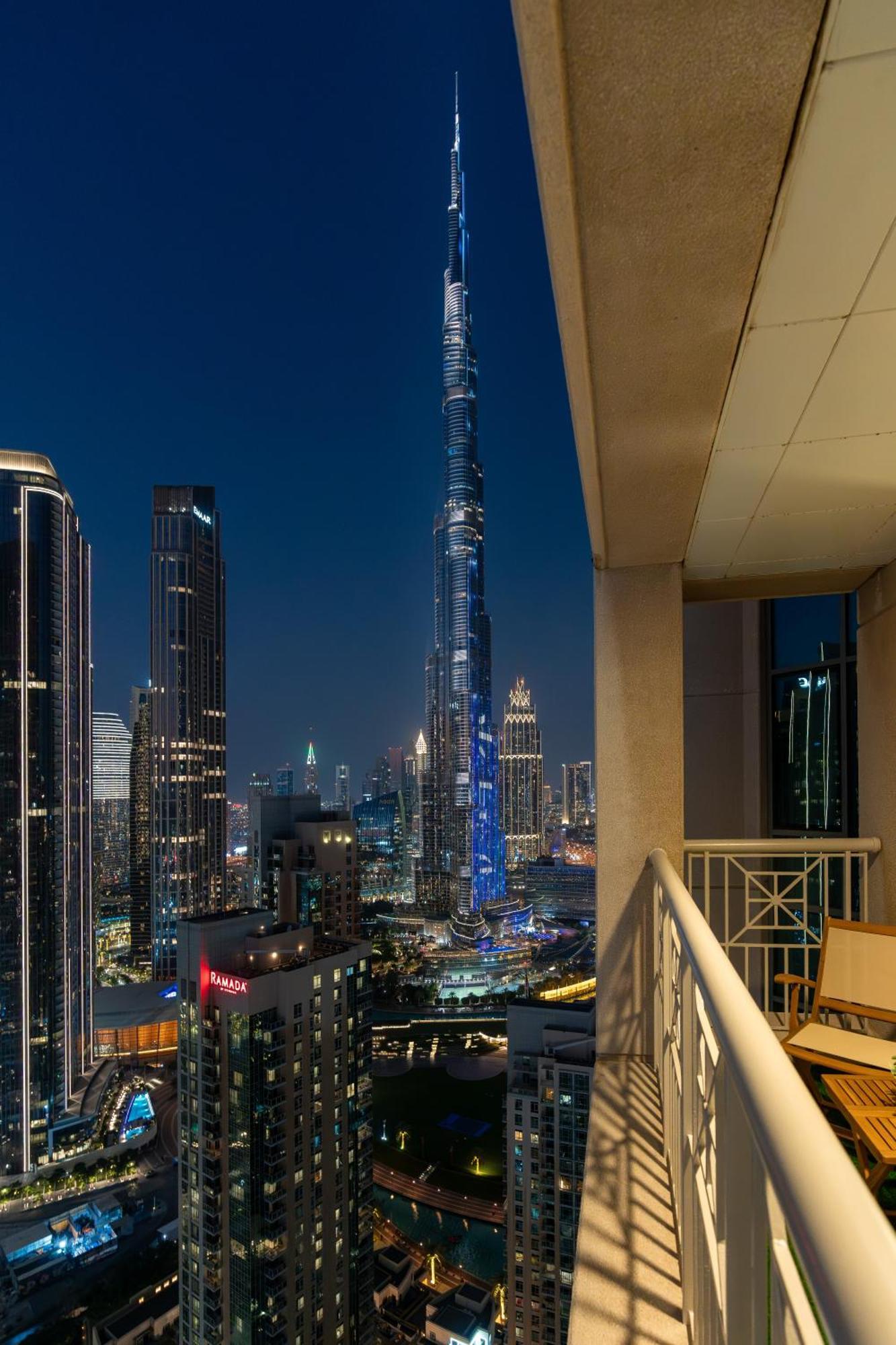 Lägenhet Luxury High Floor 1br With Full Burj Khalifa View By Dubai