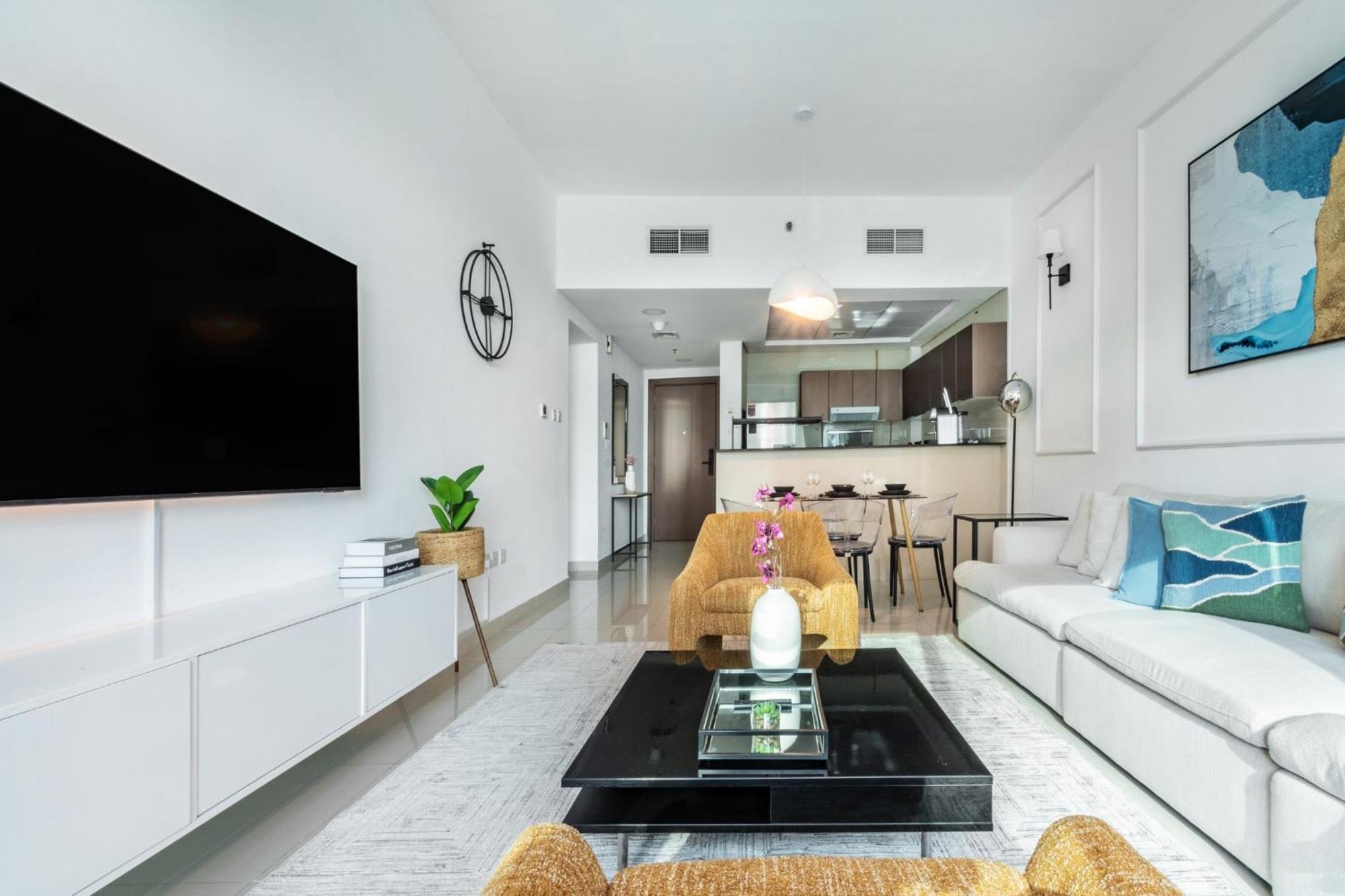 Shoresinn - Aesthetic With Marina View Appartement Dubaï