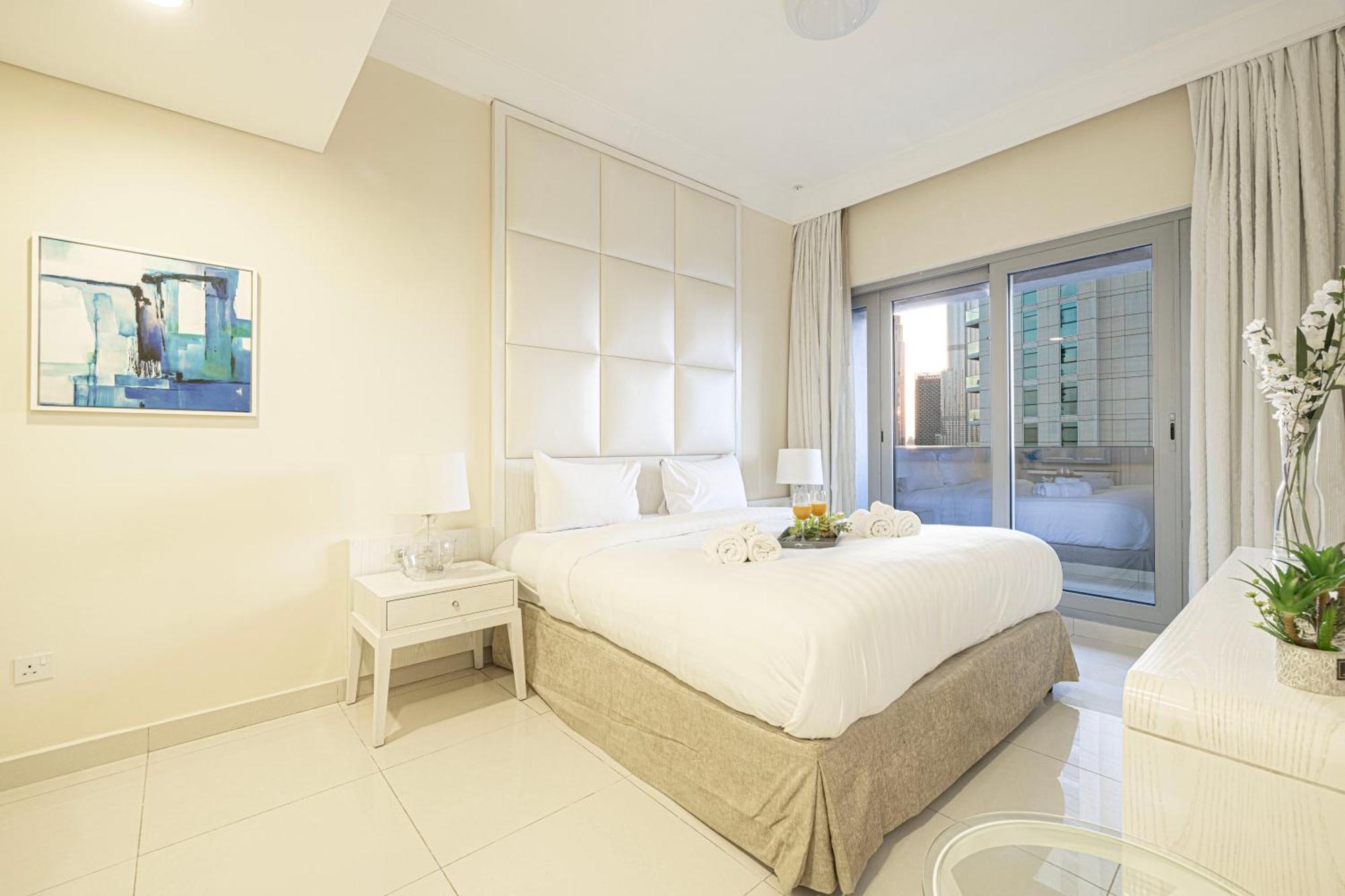 Apartamento 3 Bedrooms In Damac Maison Mall Street! Burj Khalifa View! 2 Minute Walk To Mall!