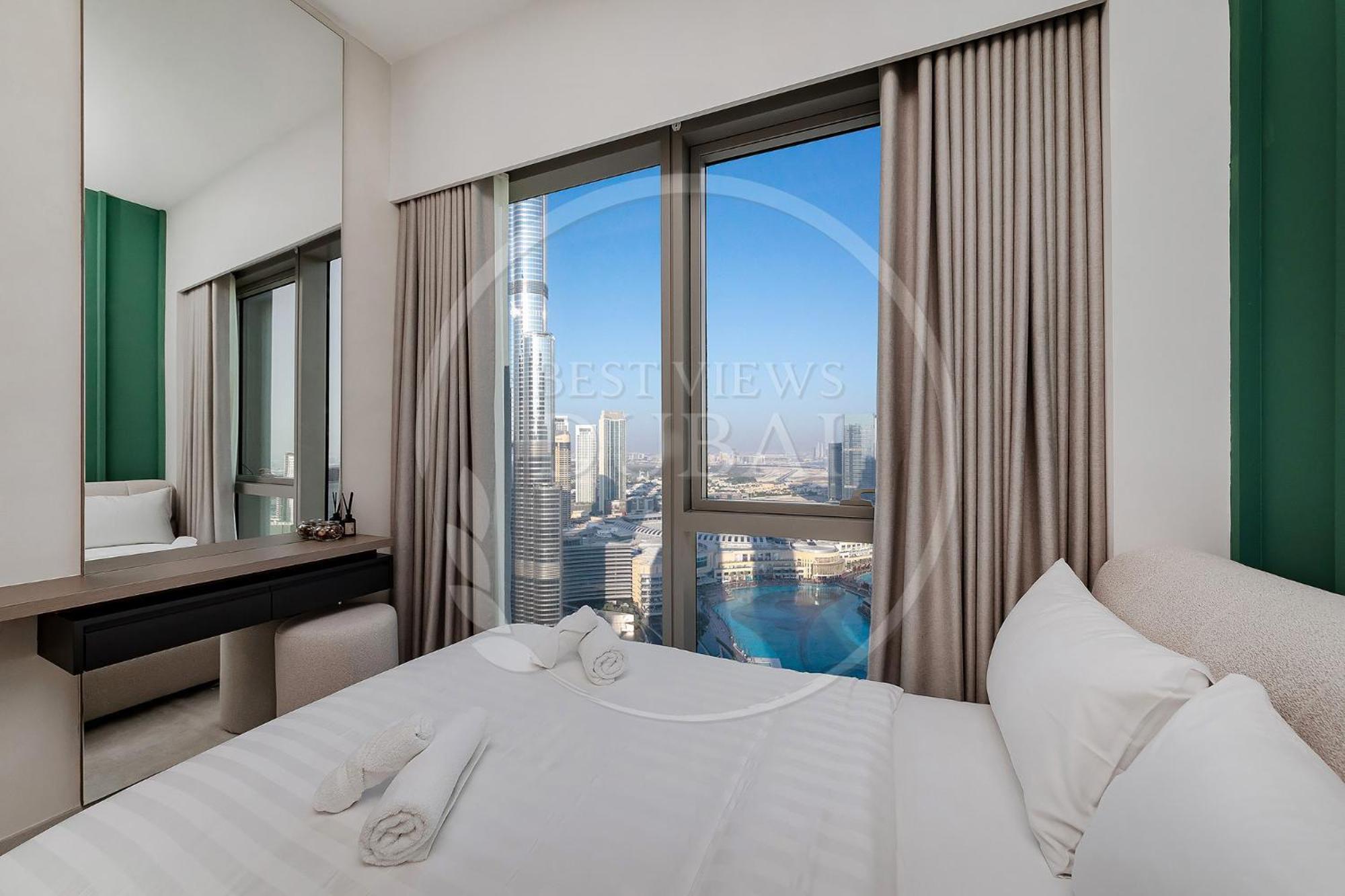 Prime Burj Khalifa&fountain Views 2 Bdr Appartement Dubaï