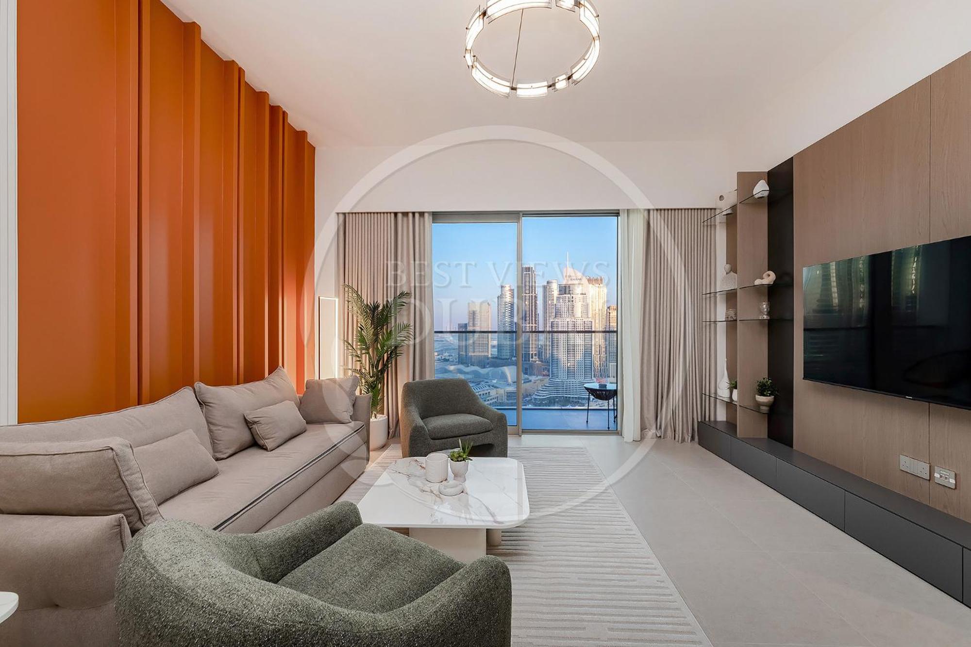 Prime Burj Khalifa&fountain Views 2 Bdr Appartement Dubaï
