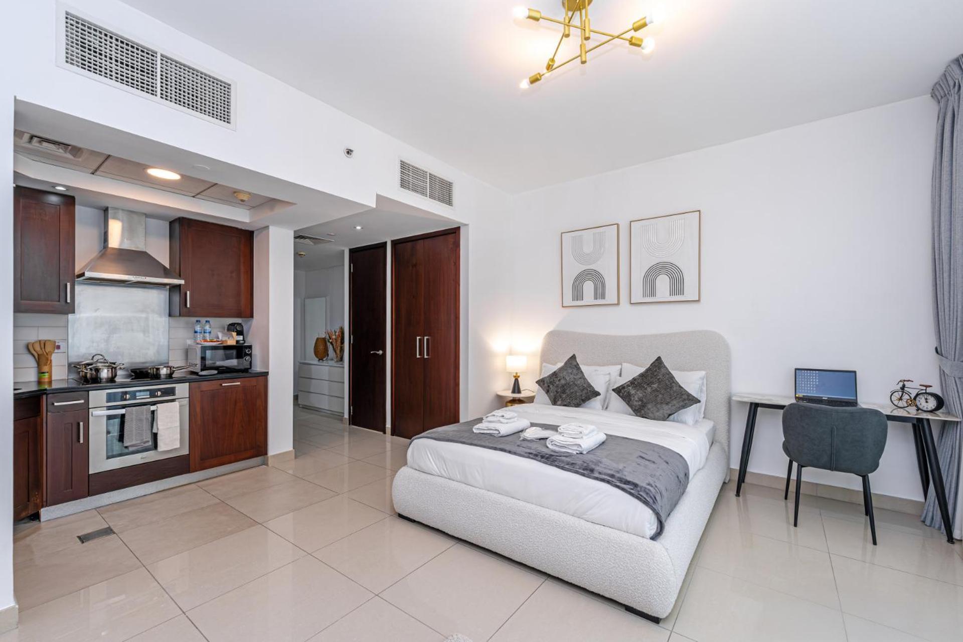 Chic I Sofa Bed I Free Weekly Housekeeping Apartamento Dubái