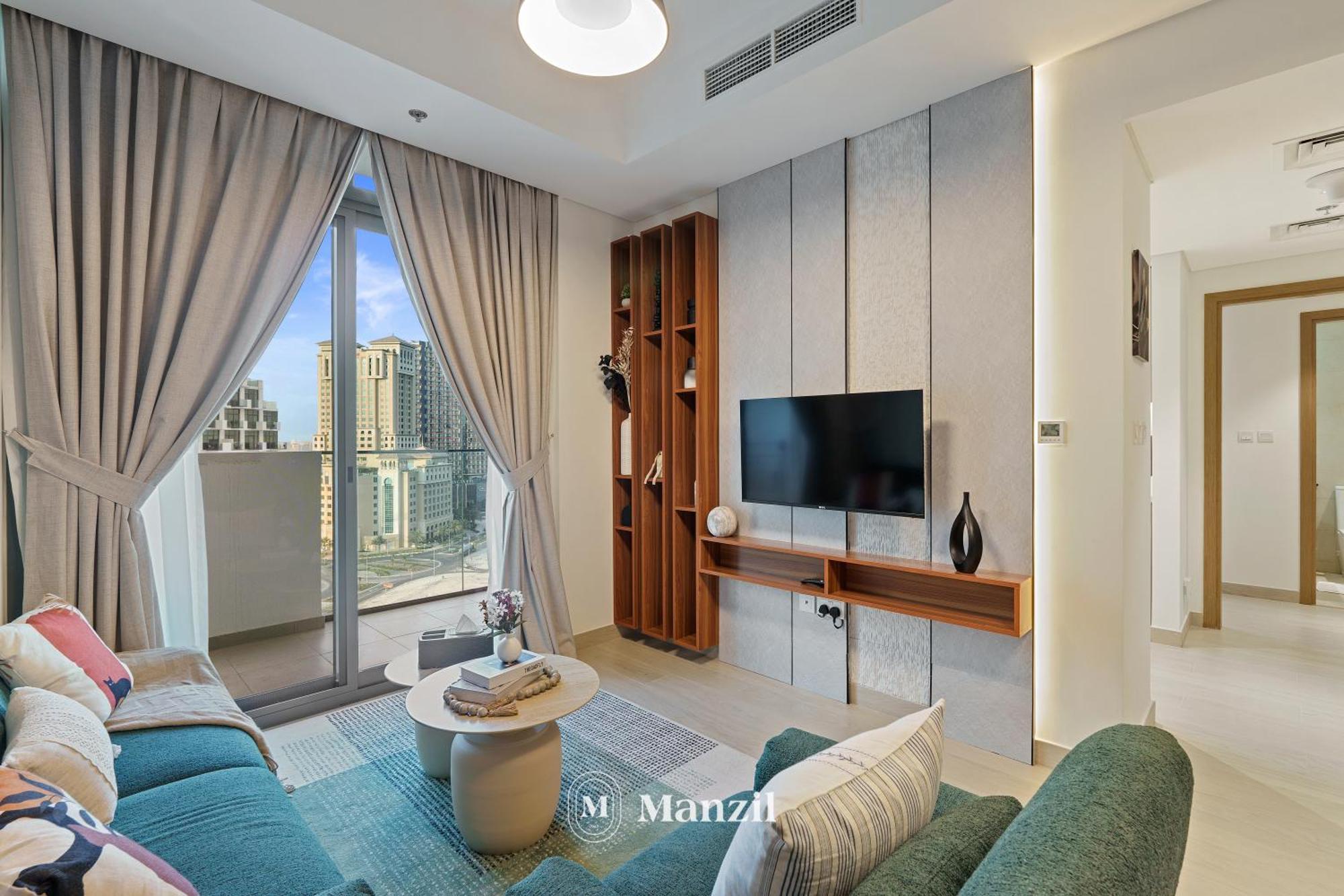 Appartement 1br Near Downtown With Pool & Skyline Views Dubaï
