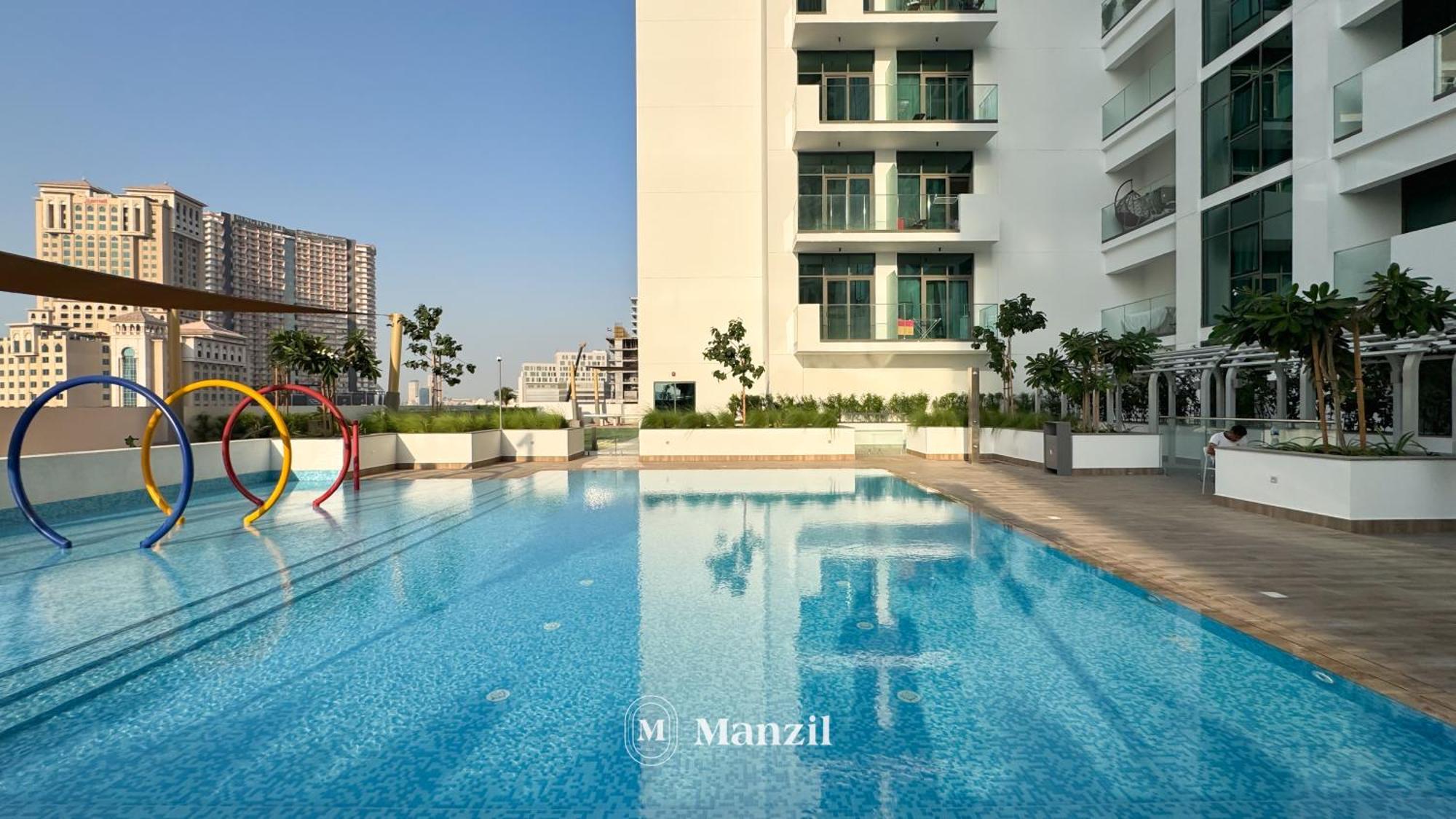 Appartement 1br Near Downtown With Pool & Skyline Views