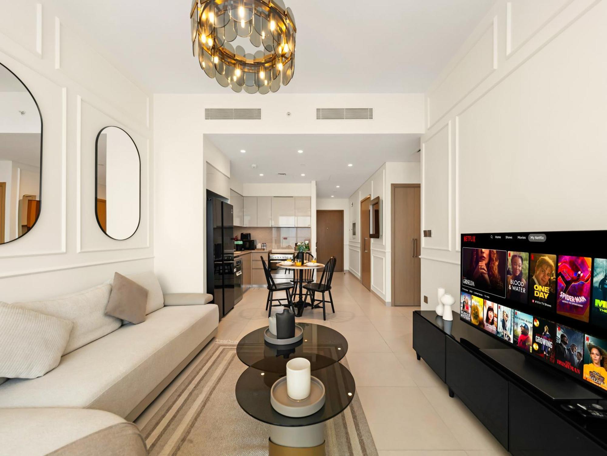 Burj Khalifa View Luxe 2br, 5 Mins Walk To Mall Dubaï