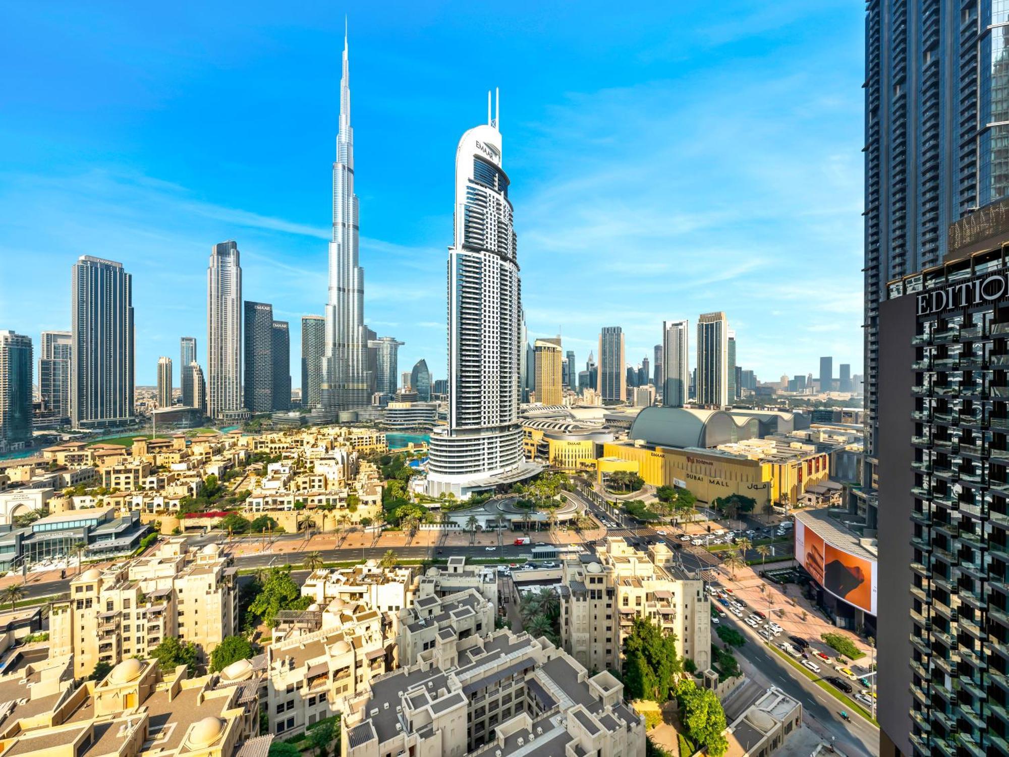 Burj Khalifa View Luxe 2br, 5 Mins Walk To Mall Dubaï