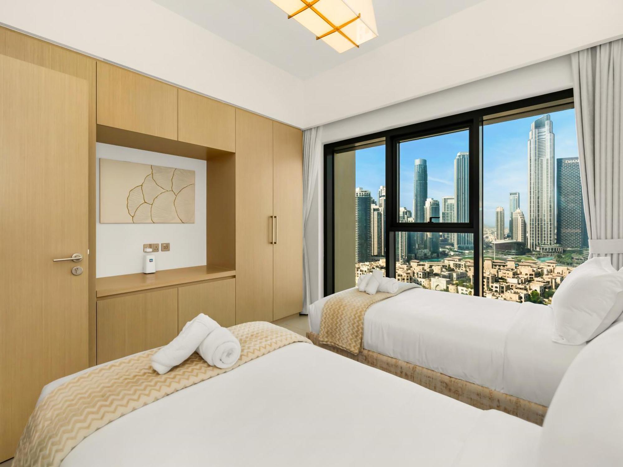 Appartement Burj Khalifa View Luxe 2br, 5 Mins Walk To Mall Dubaï